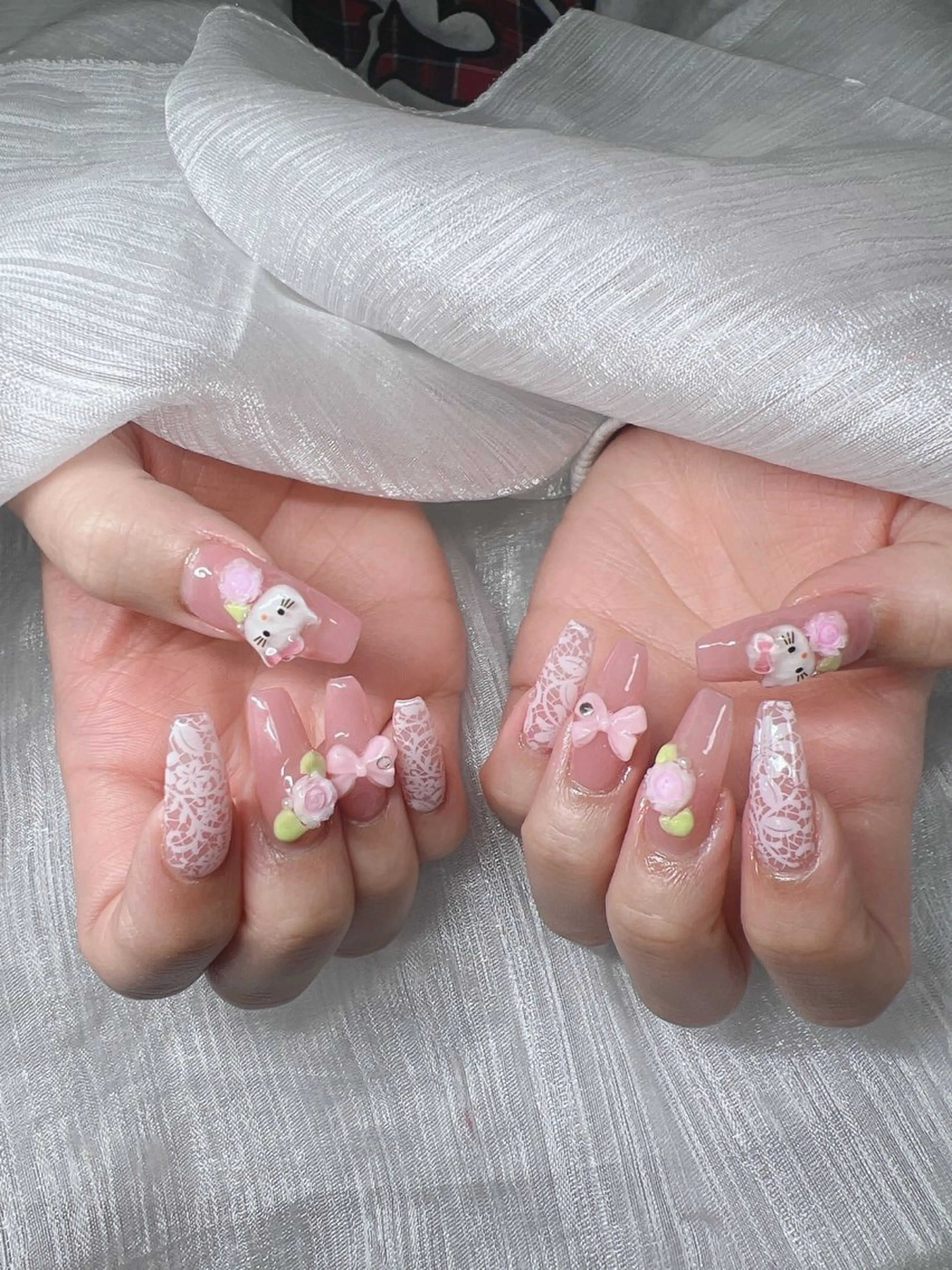 ネイル ハンドネイル Lee Nails チップ長さだし専門店のネイルデザイン