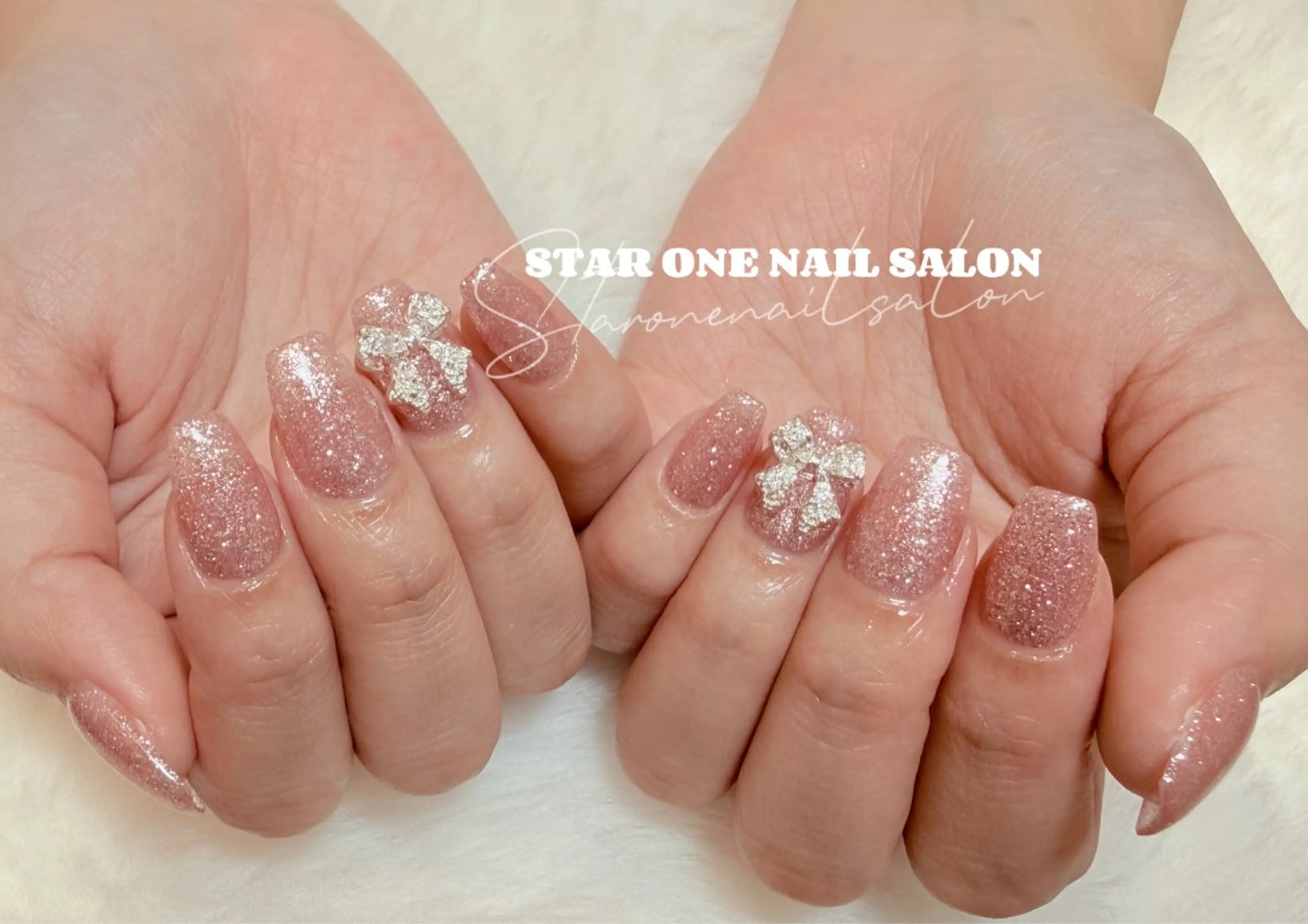 ネイル ハンドネイル 星 あみのネイルデザイン