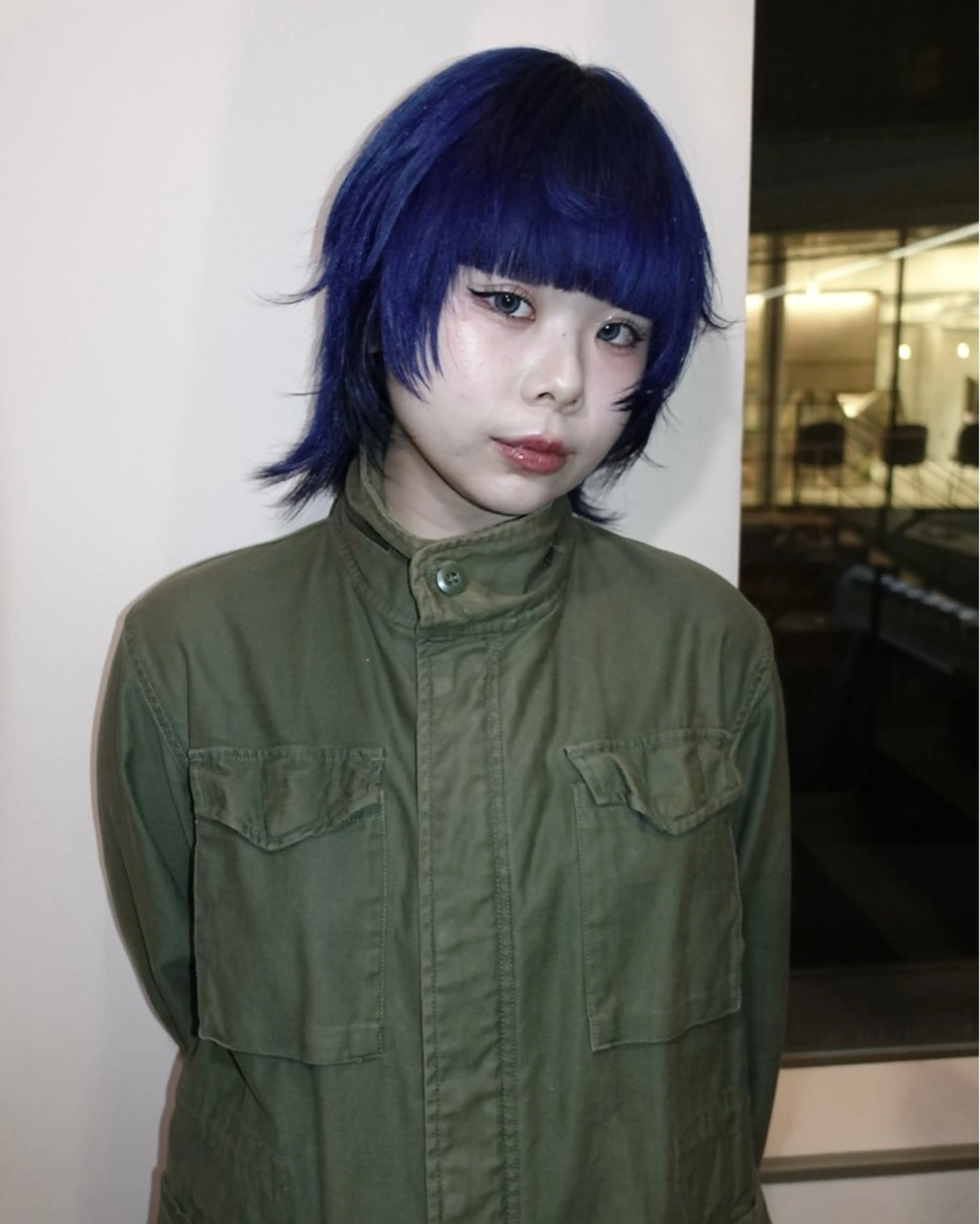 ショート ヘアカラー 岩下昂世/ ハイトーン/デザインのヘアスタイル