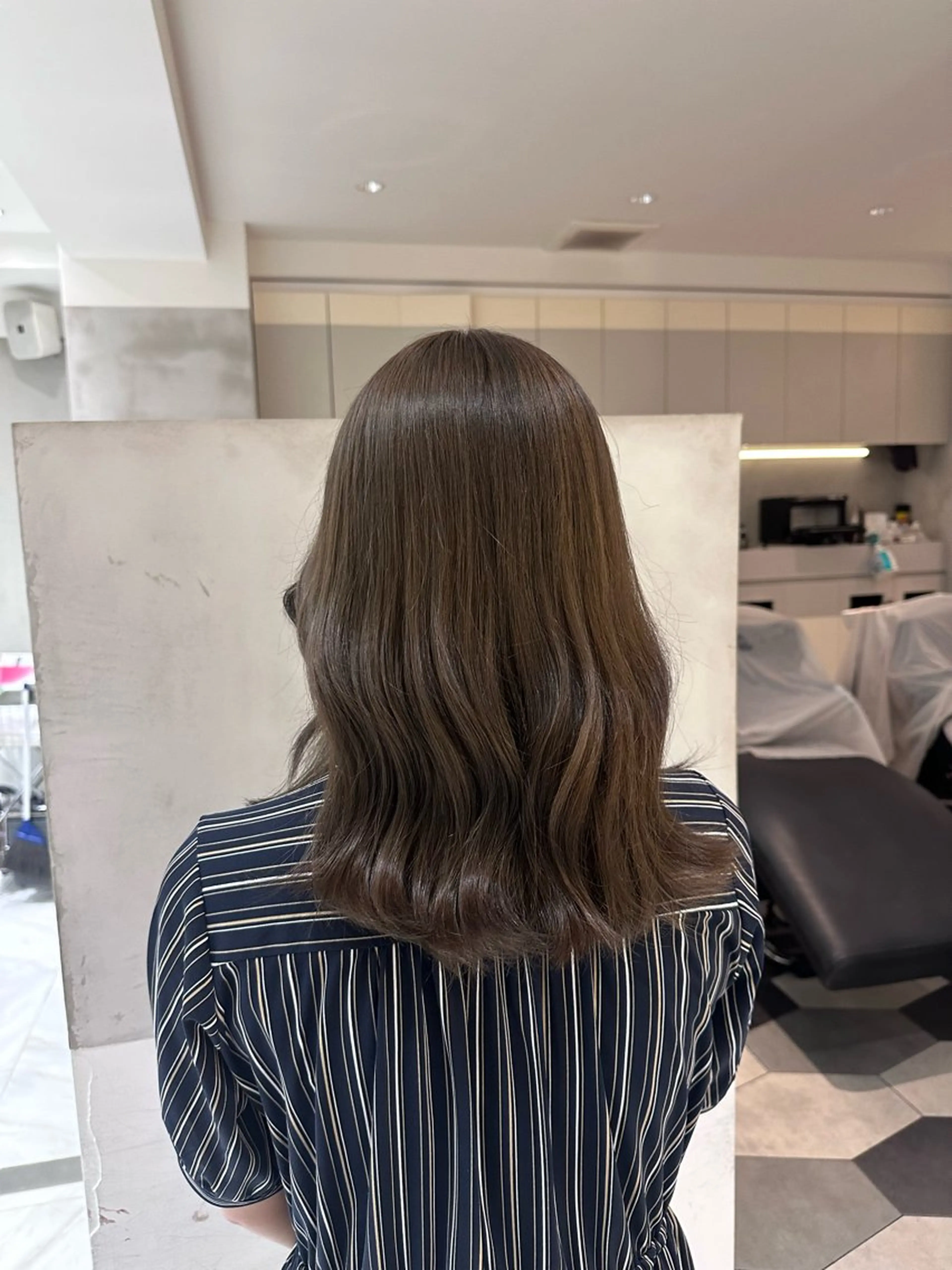 ミディアム ヘアカラー Rino🎀/盛れる 顔周りカット🪽✩のヘアスタイル