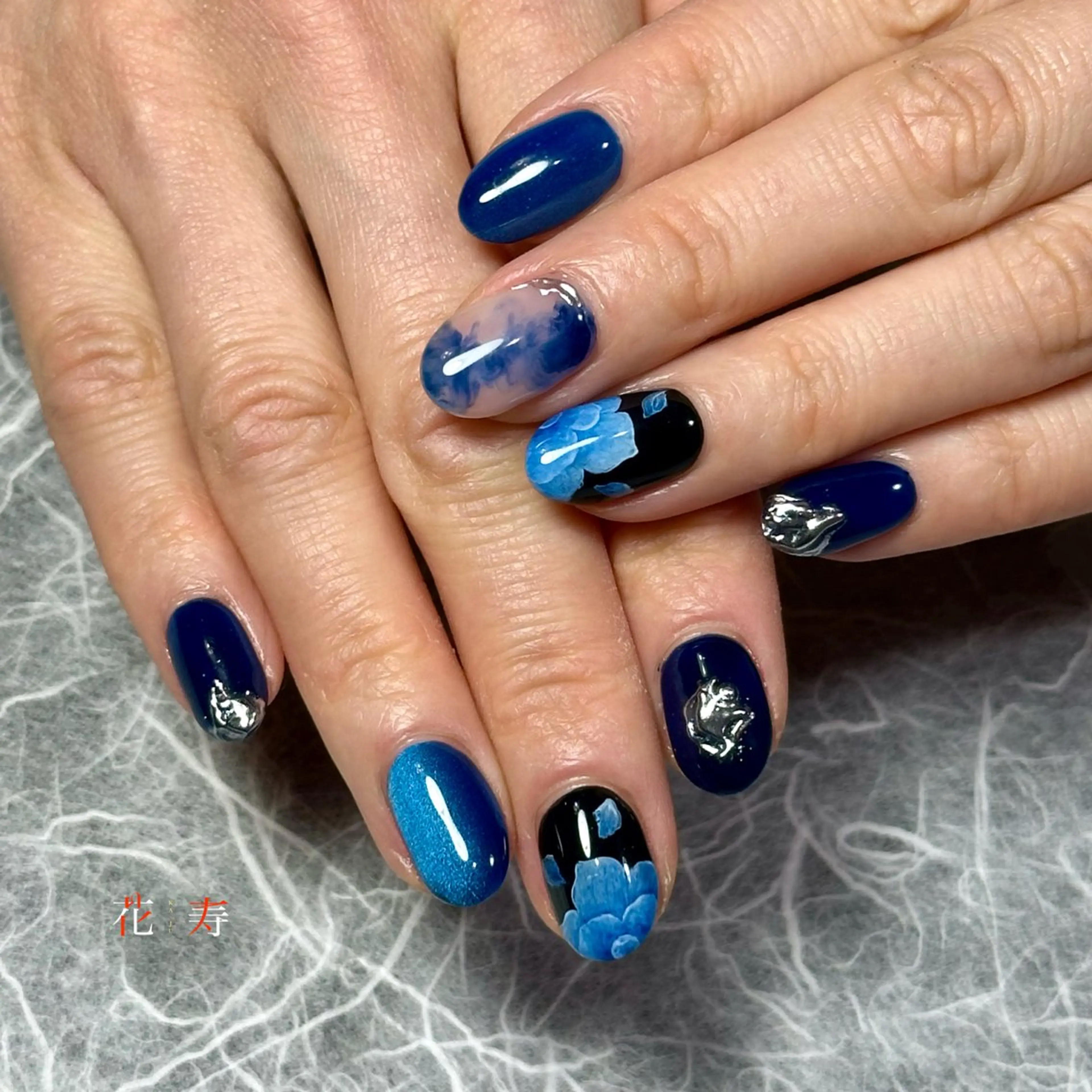 ネイル ハンドネイル 花寿-kaju- s.のネイルデザイン