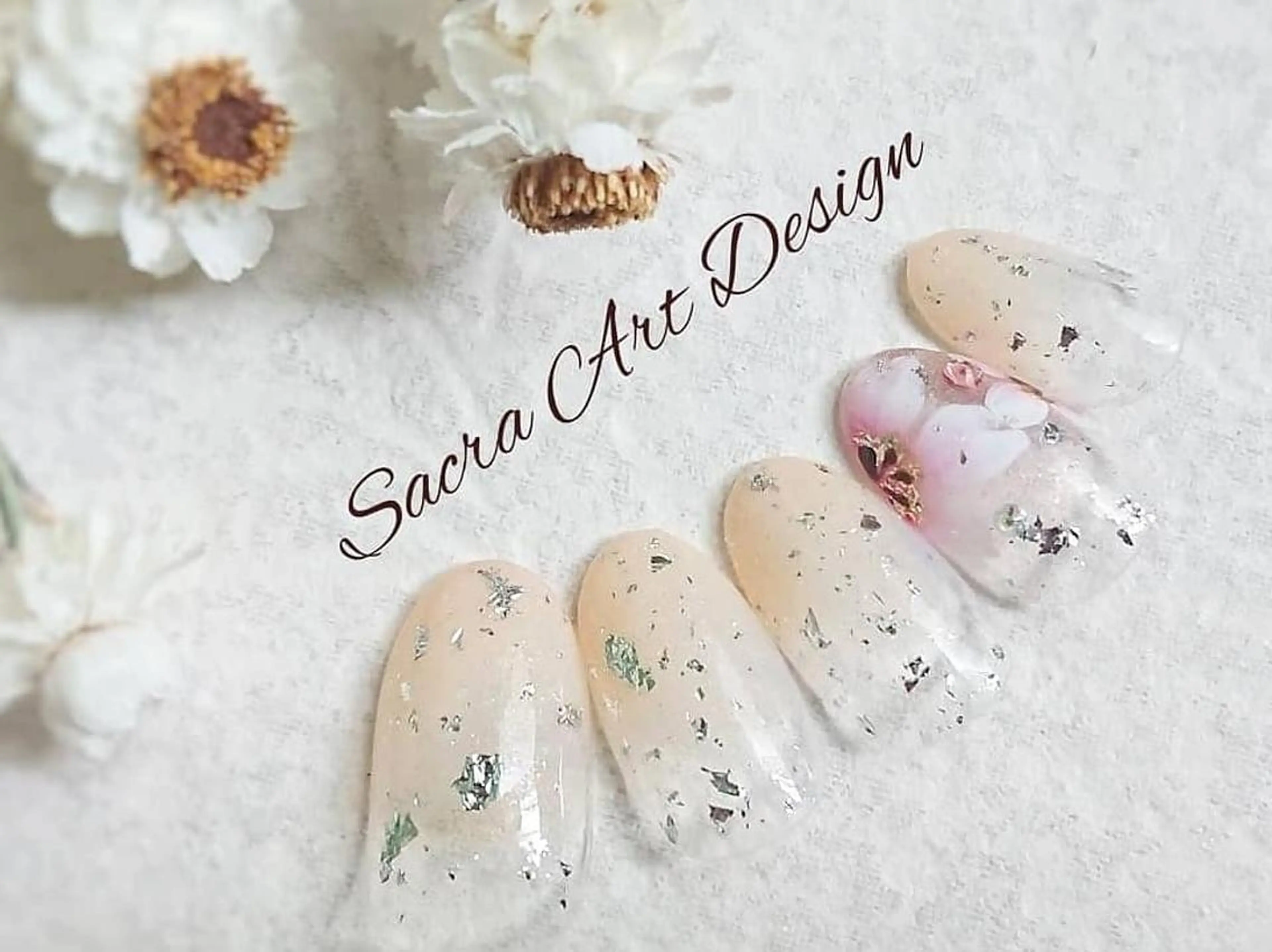 ネイル 桜ネイル Rindu Nail 名駅miniのネイルデザイン