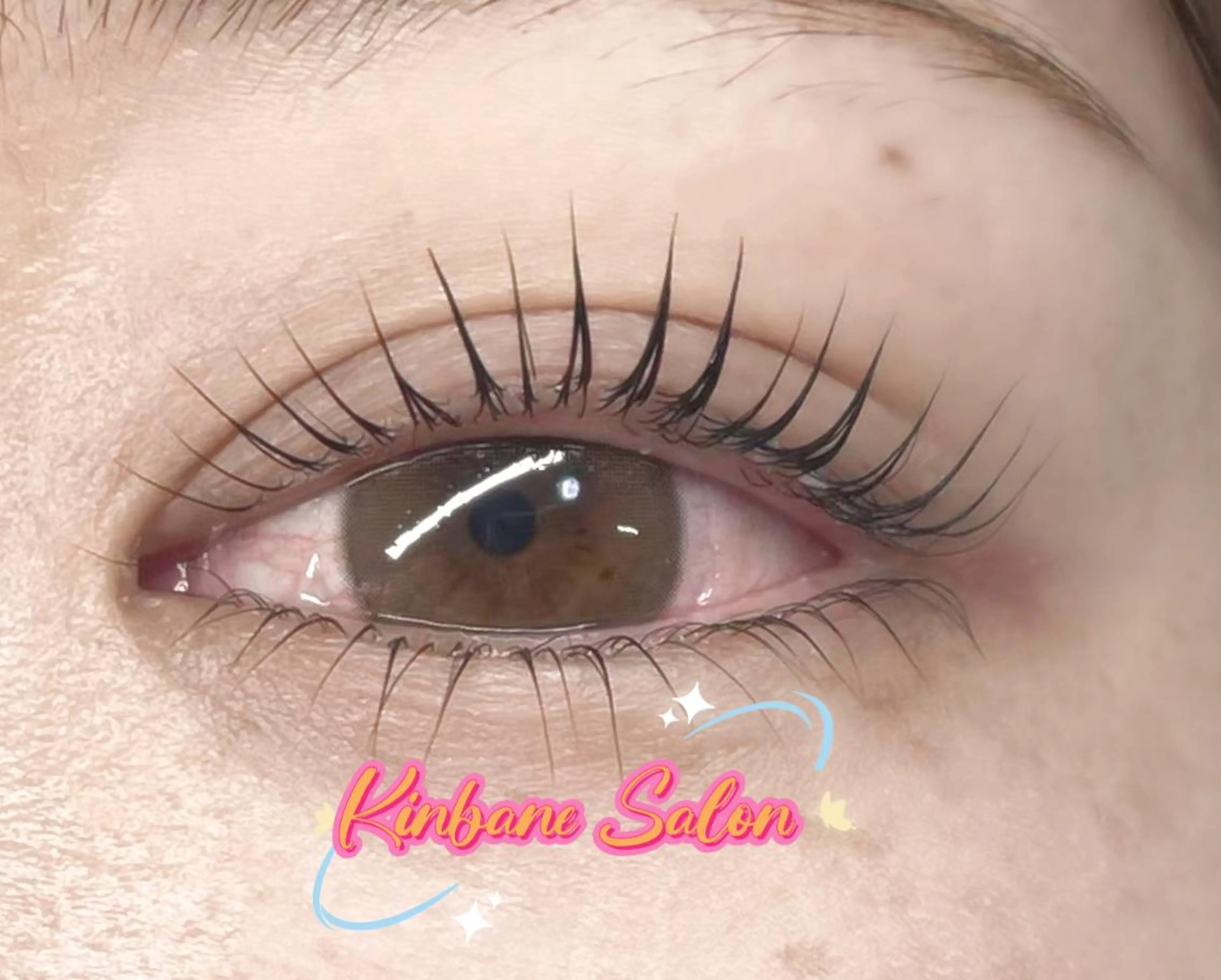 マツエク・マツパ 韓国風マツエク パリジェンヌラッシュリフト まつげパーマ 下まつげエクステ 一重×まつ毛パーマ 東 奈那のマツエク・マツパデザイン
