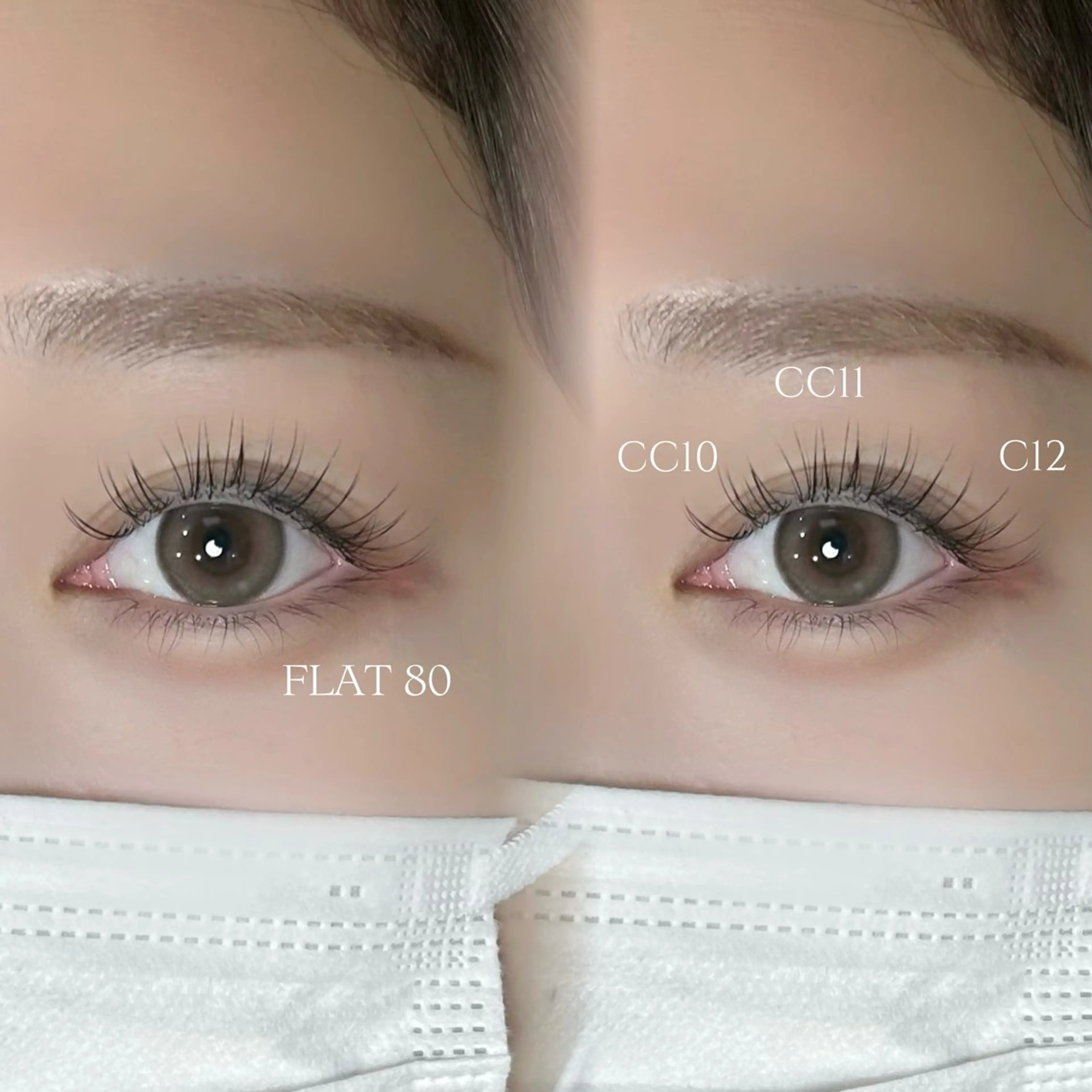 マツエク・マツパ フラットラッシュ マツエク 飯塚 紗羽のマツエク・マツパデザイン