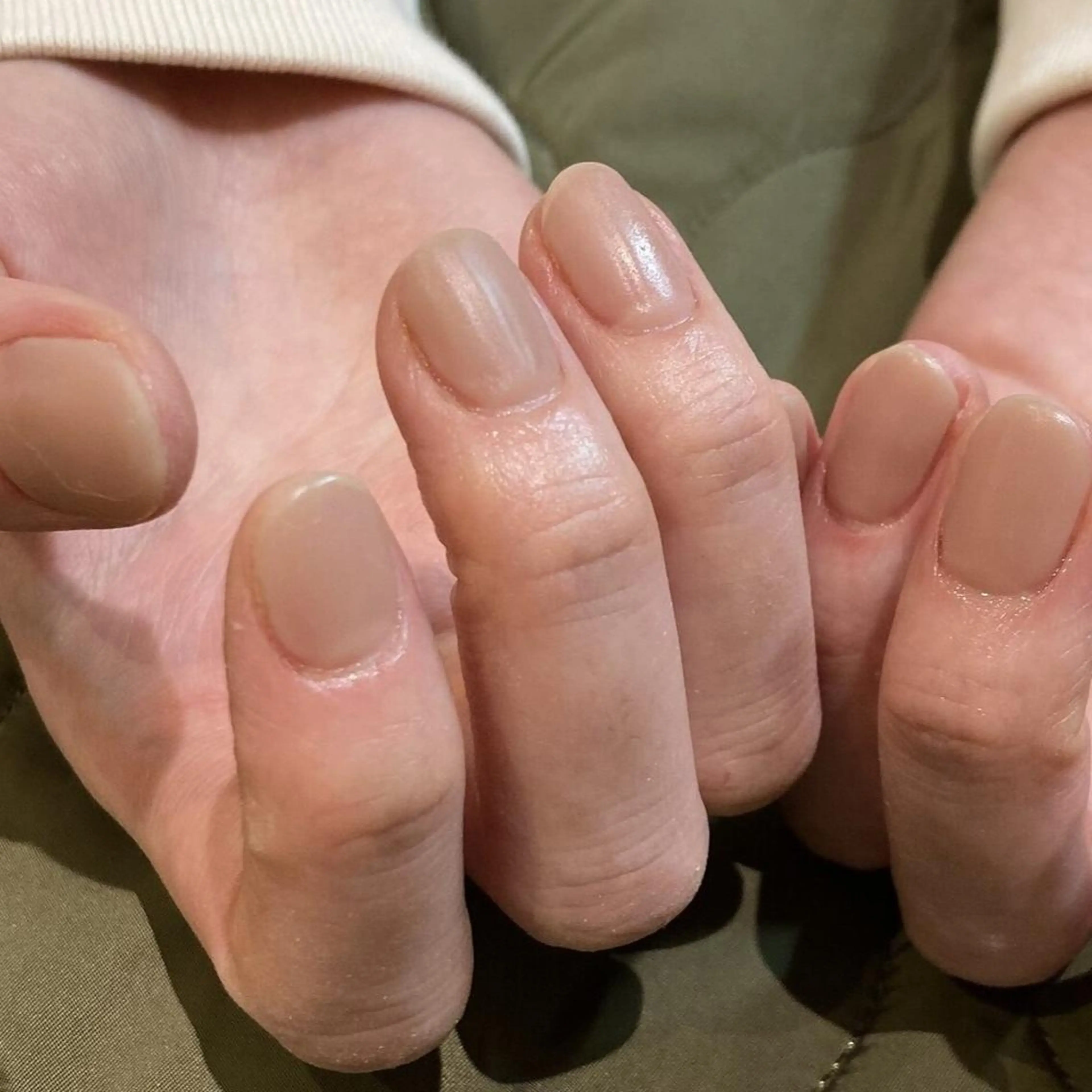 ネイル アートネイル クリアネイル フレンチネイル ジェルネイル ガラスフレンチ 【パラジェル認定】 newiネイル京橋のネイルデザイン