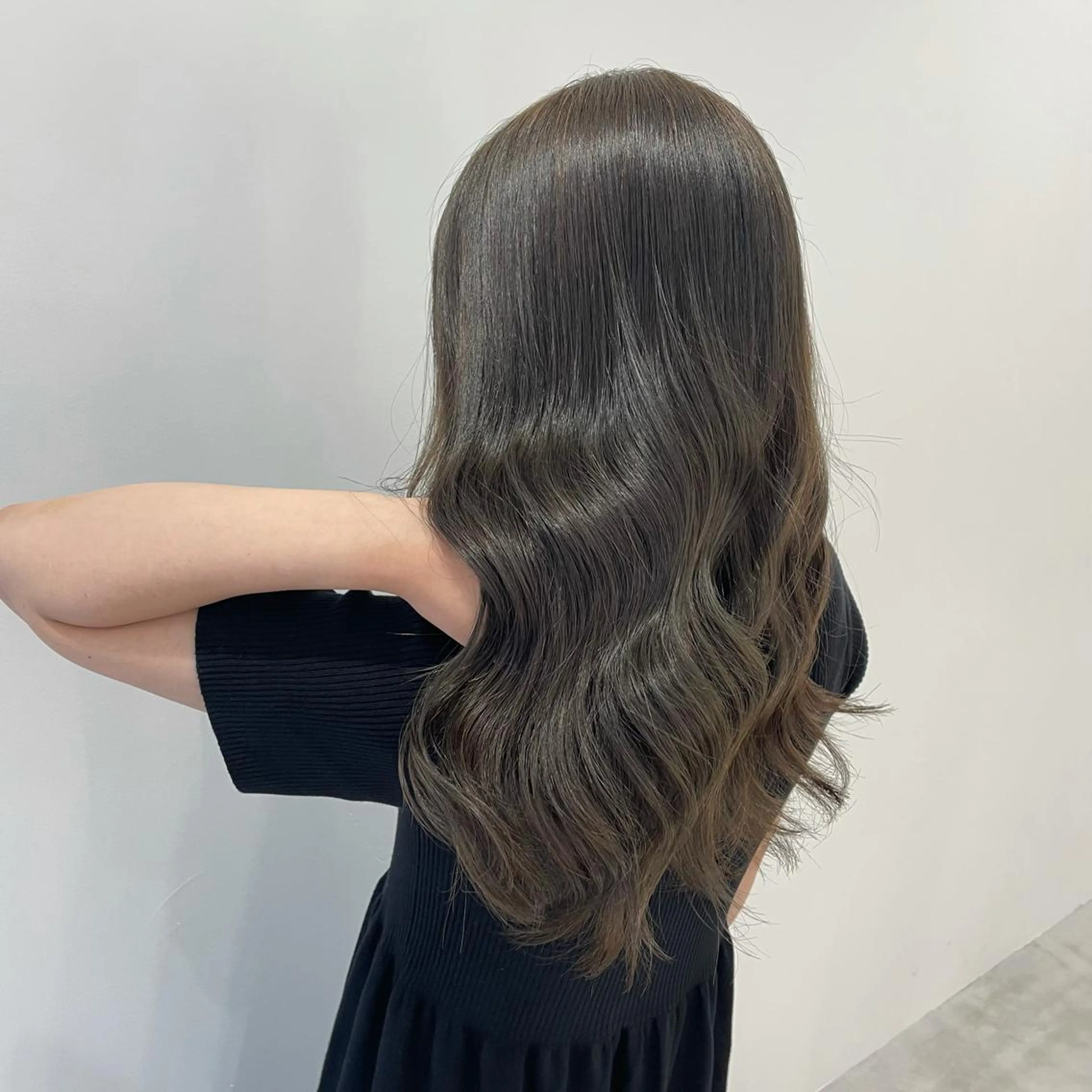 ロング カラー カット ヘアカラー トリートメント 🎀透明感カラー🎀 mikaのヘアスタイル