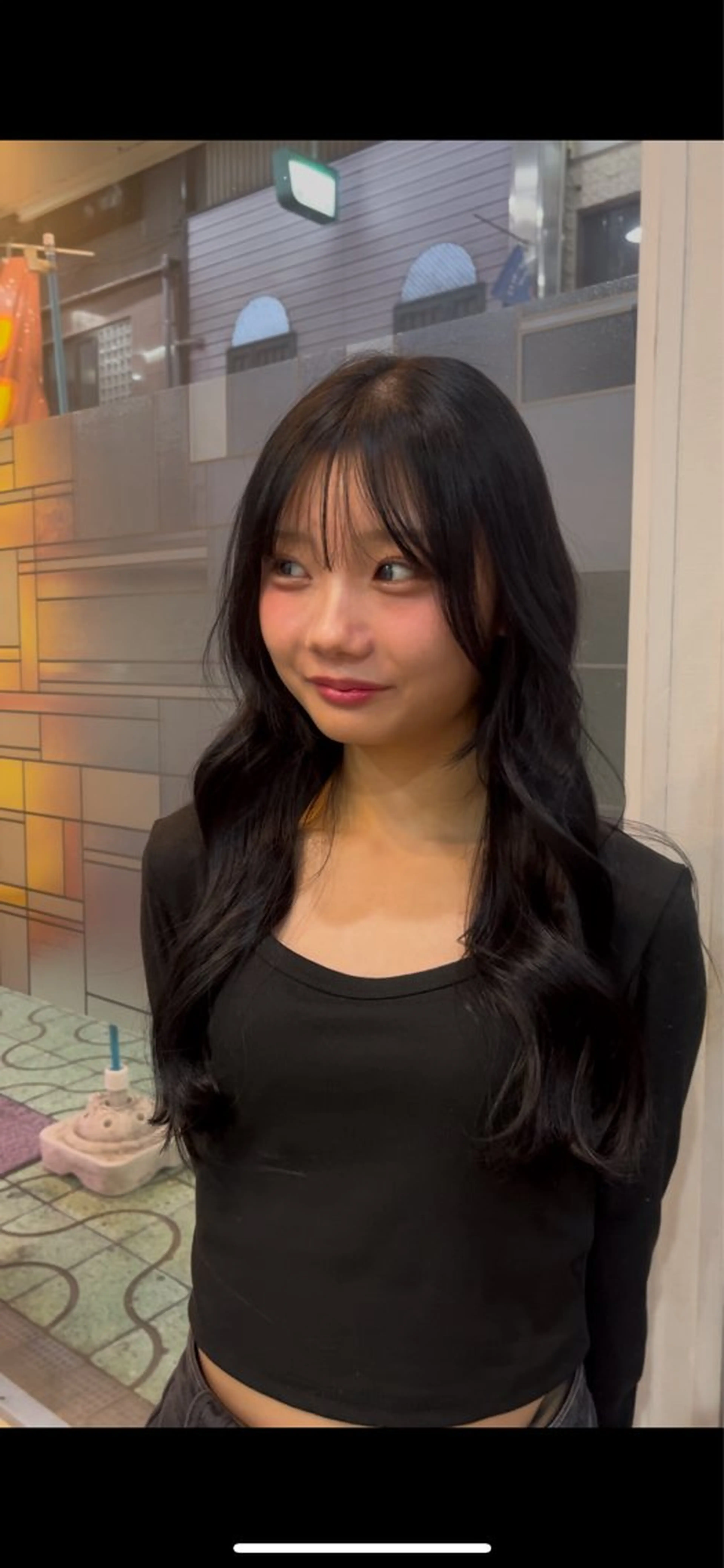 ロング カラー カット ヘアカラー トリートメント 艶髪🥣透明感カラー 🫧前田奈津実のヘアスタイル