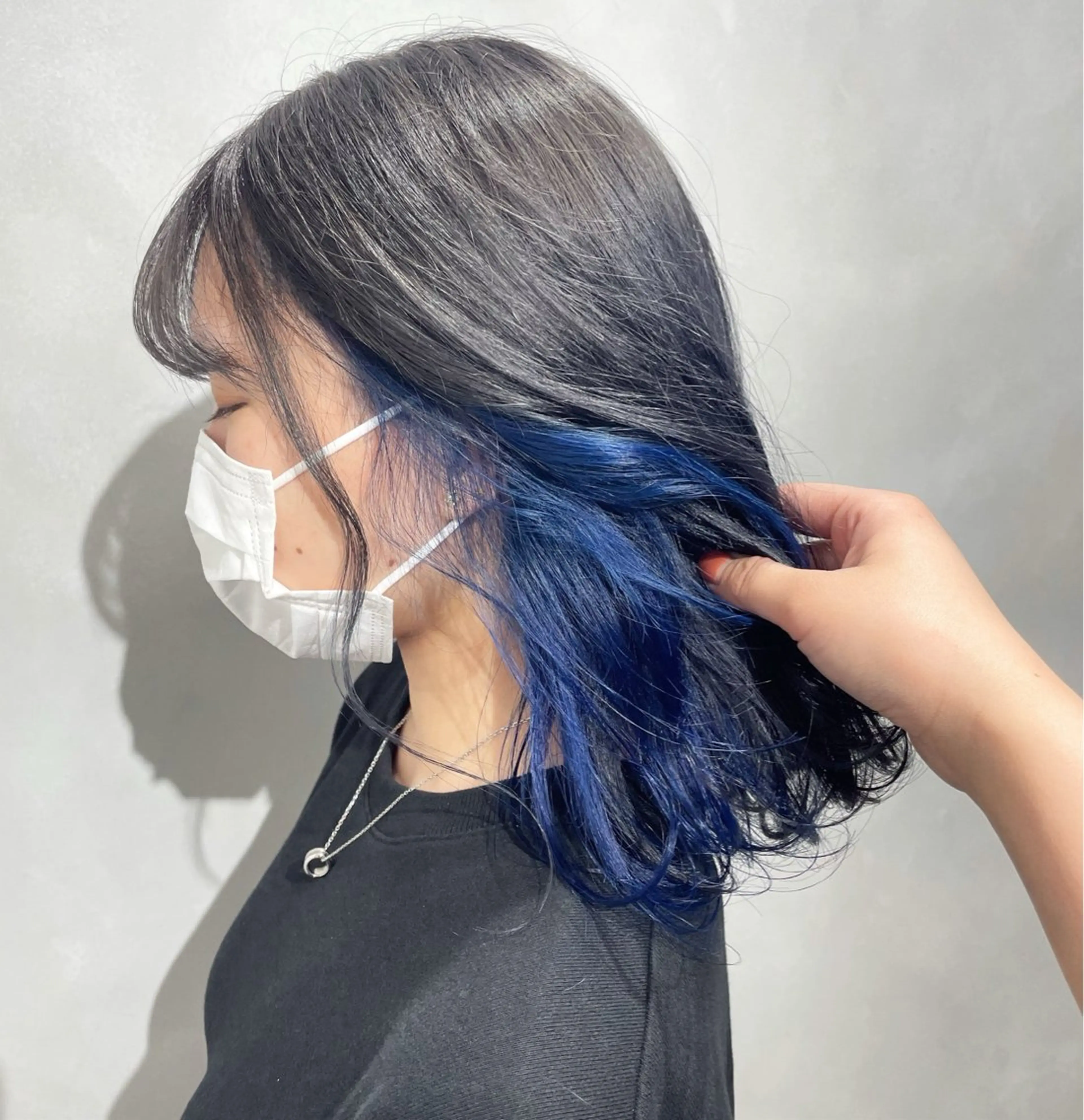 ミディアム カット ヘアカラー トリートメント miku 🍑髪質改善サロンのヘアスタイル