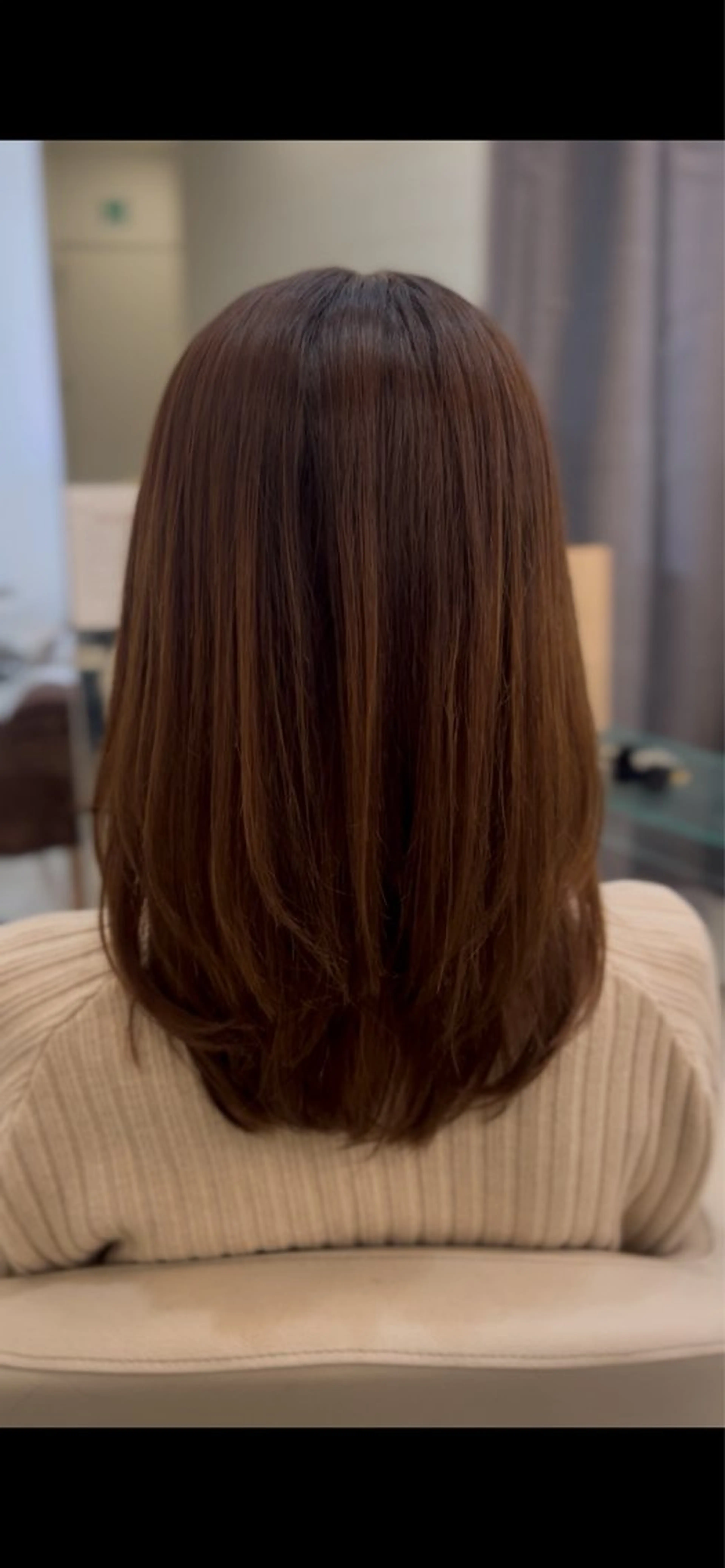 カット+透明感カラー＋トリートメント＋炭酸シャンプーの写真