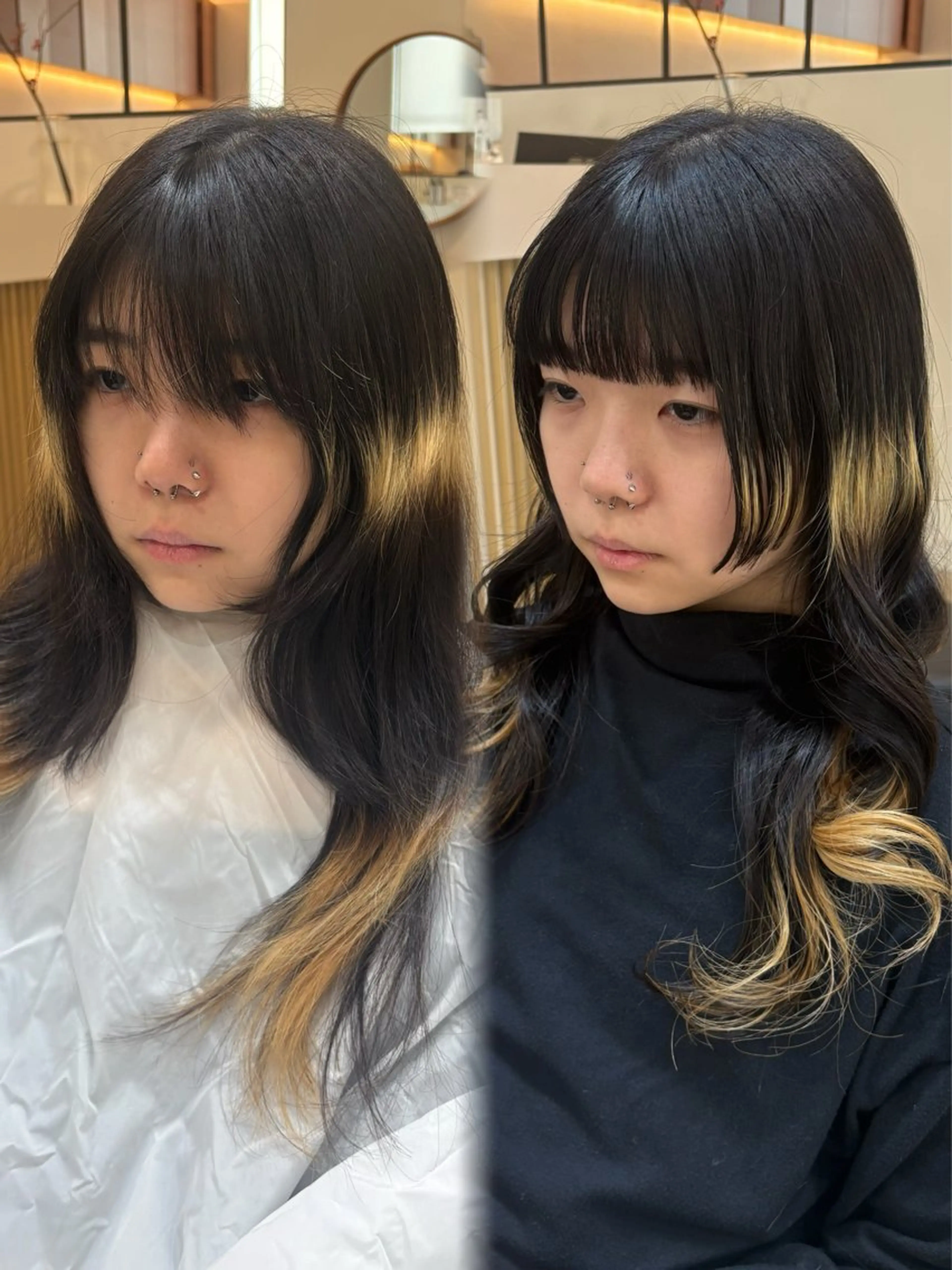 ロング 大木 唯月のヘアスタイル