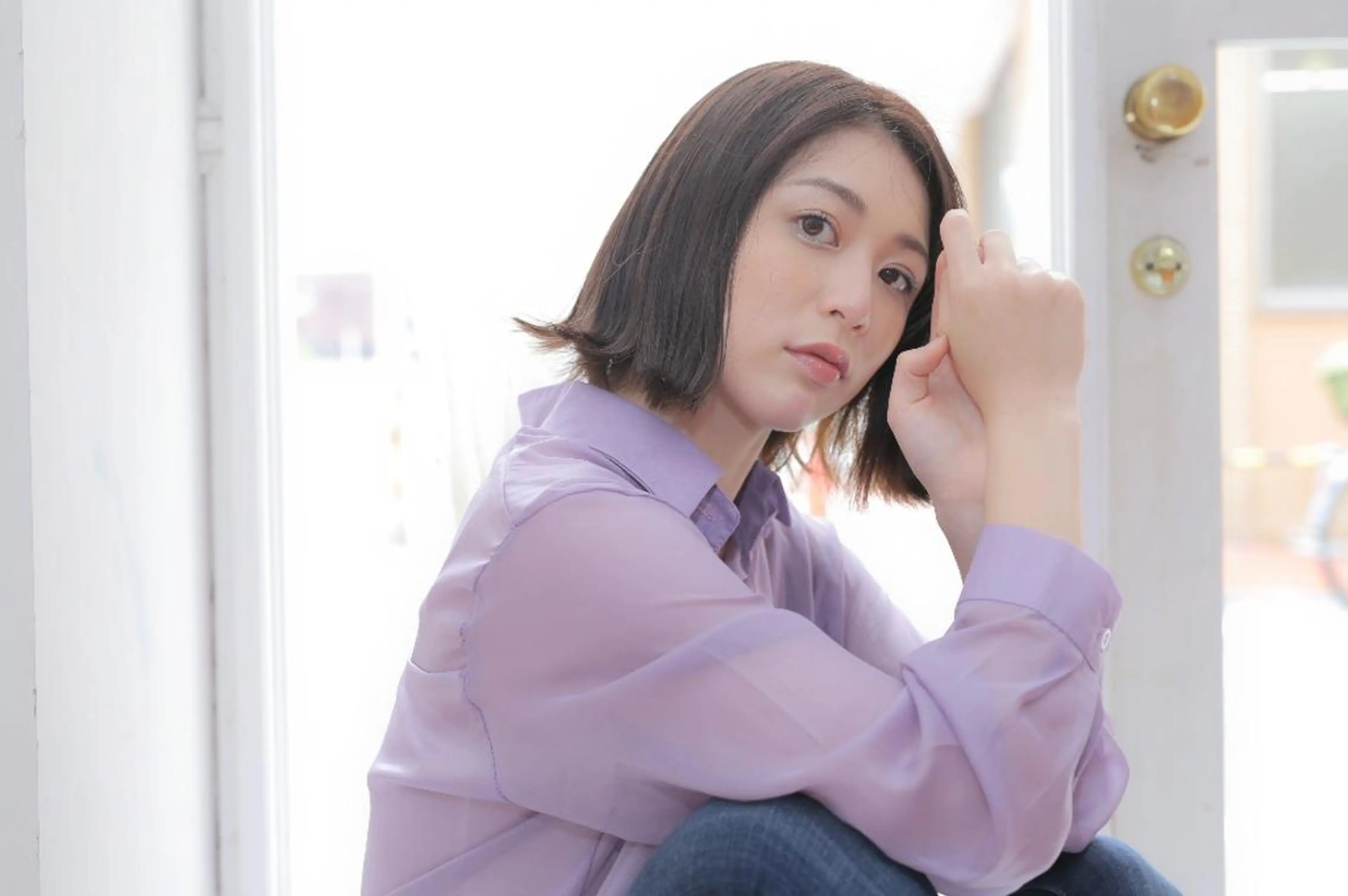 ショート 外ハネヘア Culumi クルミ 松井照雄/梅田茶屋町のヘアスタイル