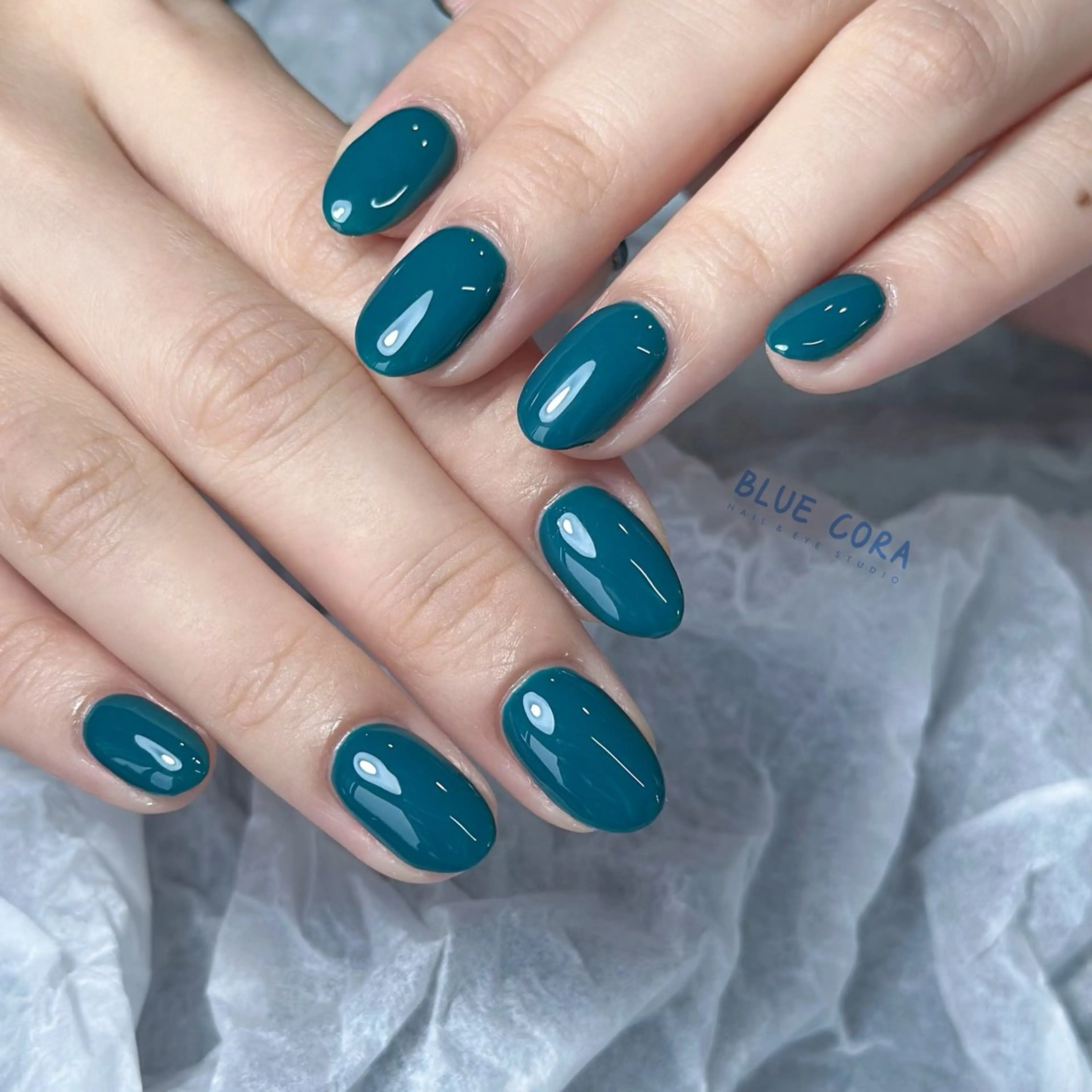 ネイル マットネイル ハンドネイル ハンドケア BLUE CORAのネイルデザイン