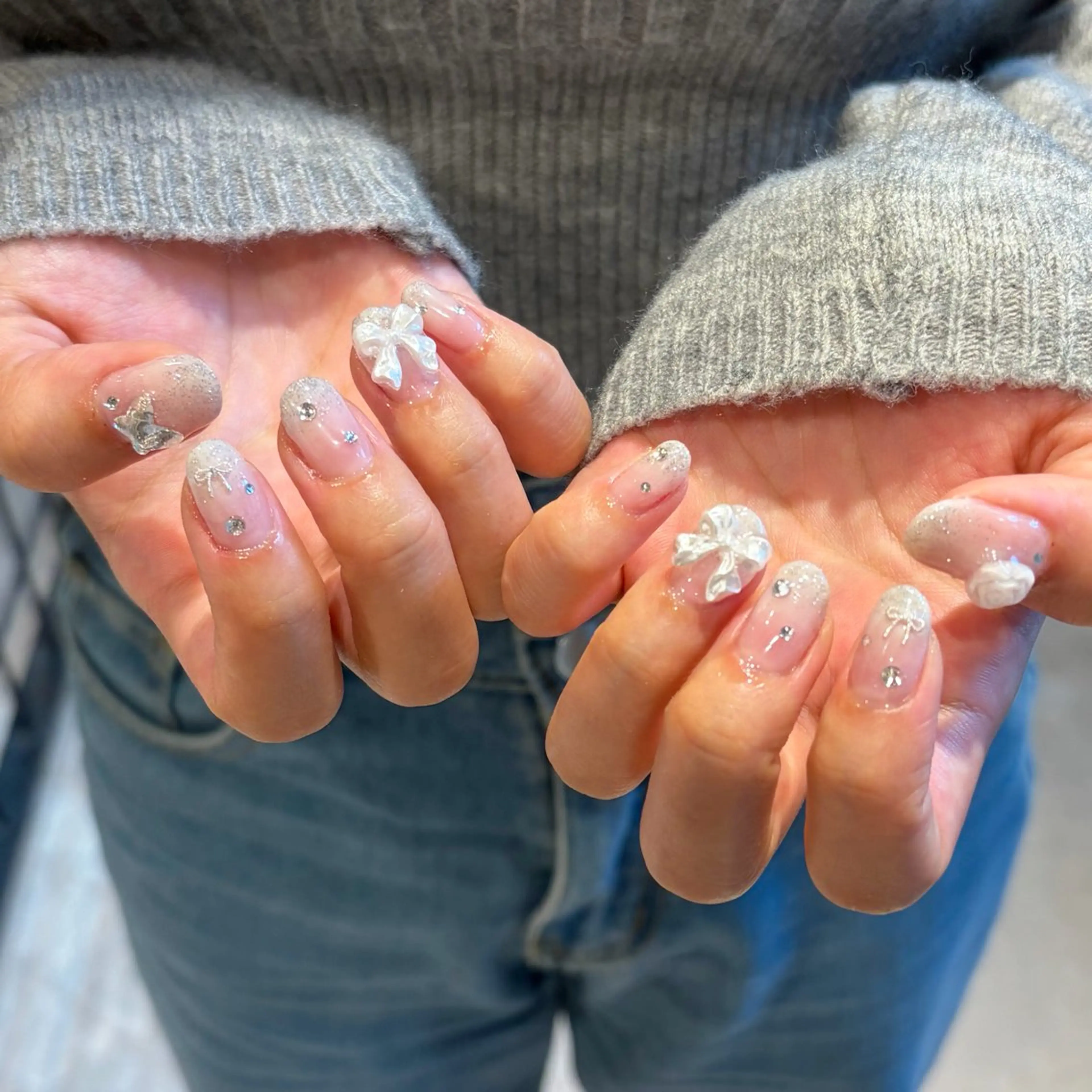 【デザインネイル】🎀マグ,フレンチ,グラデーション…デザインお気軽にご相談ください💌オフ追加はDMにて!の写真