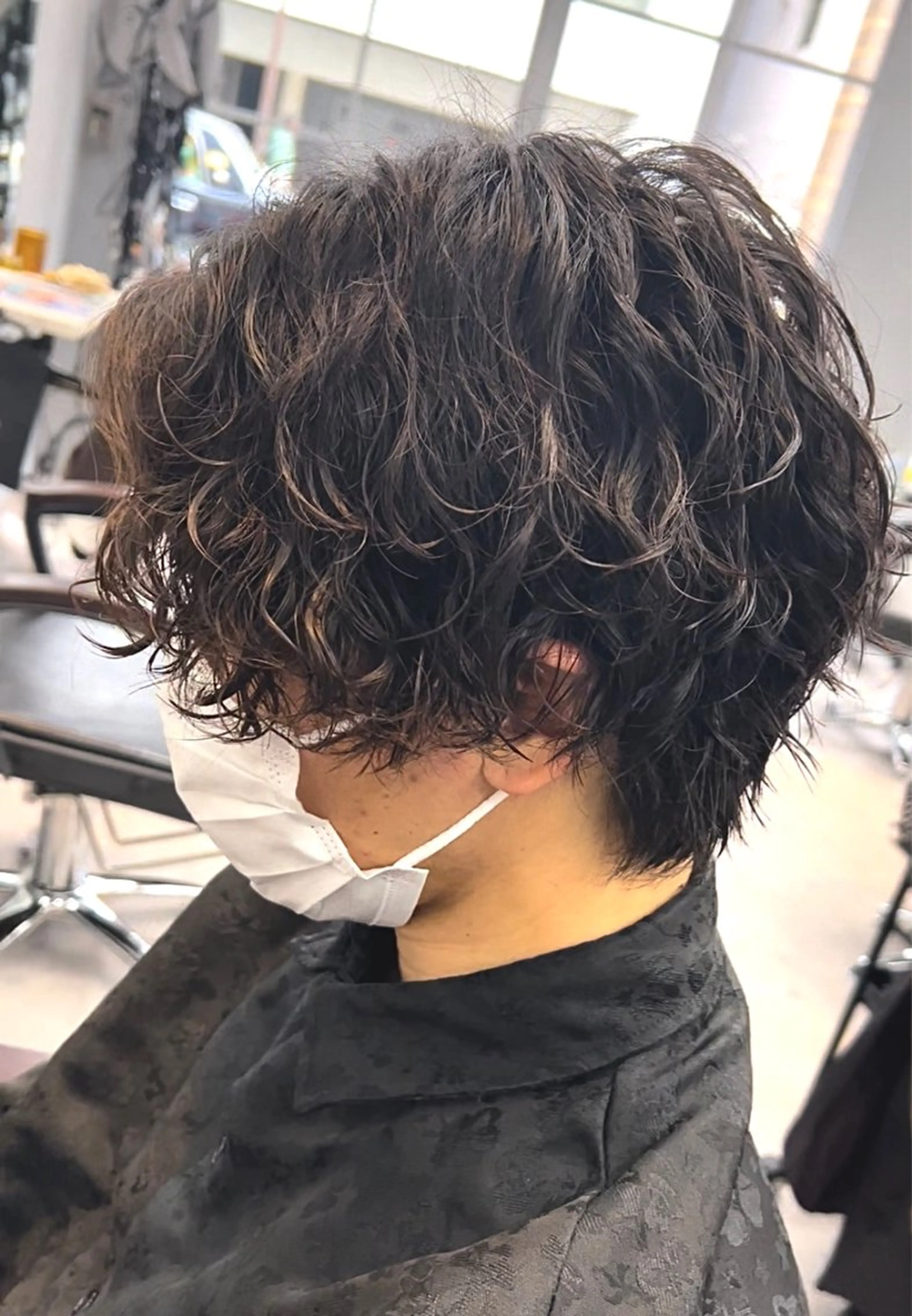 ショート パーマ メンズ カット パーマ 🦩パーマン🦩佐藤 航太のヘアスタイル