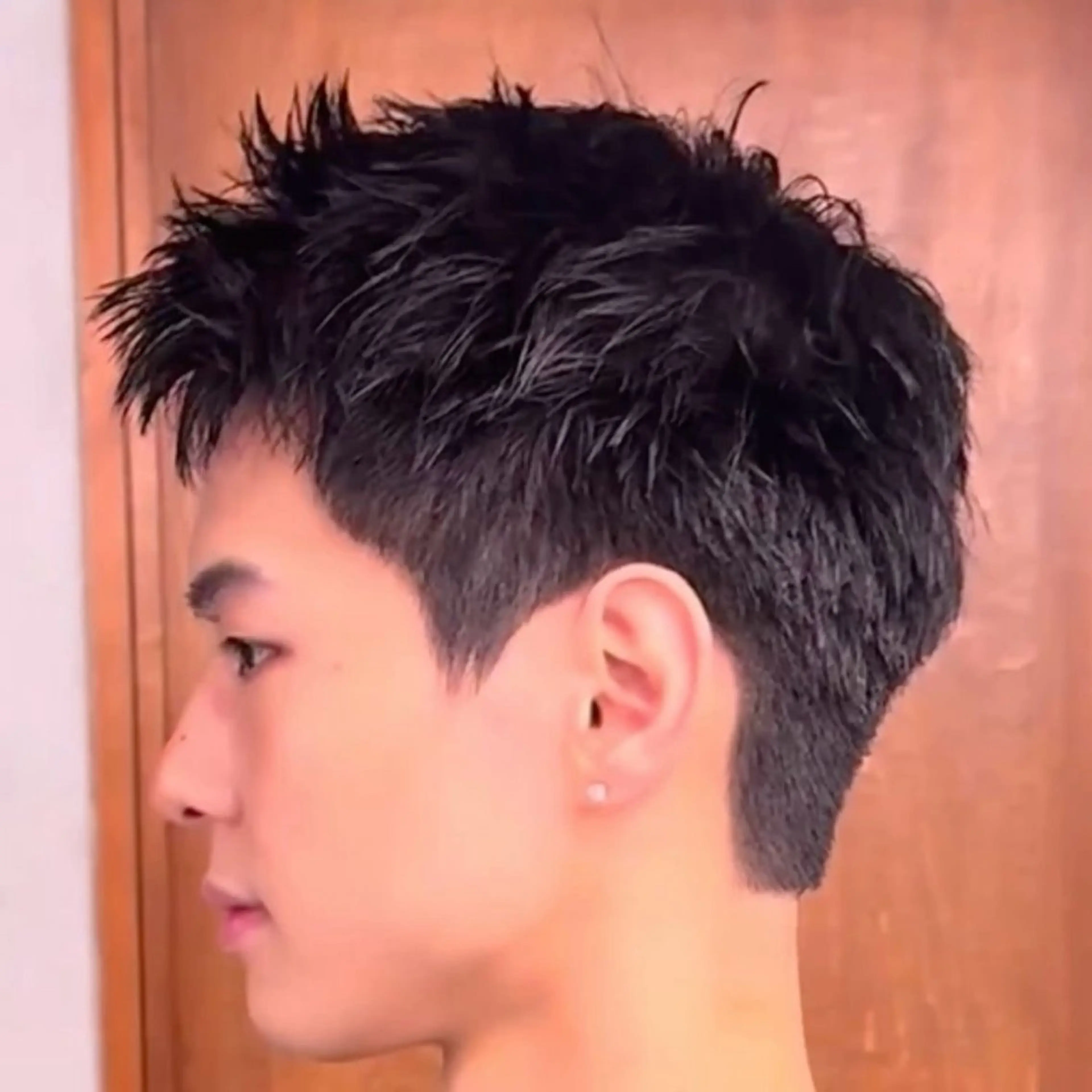 ショート メンズ スパイキーショート ショートヘア レイヤー/ベージュ mikuのヘアスタイル