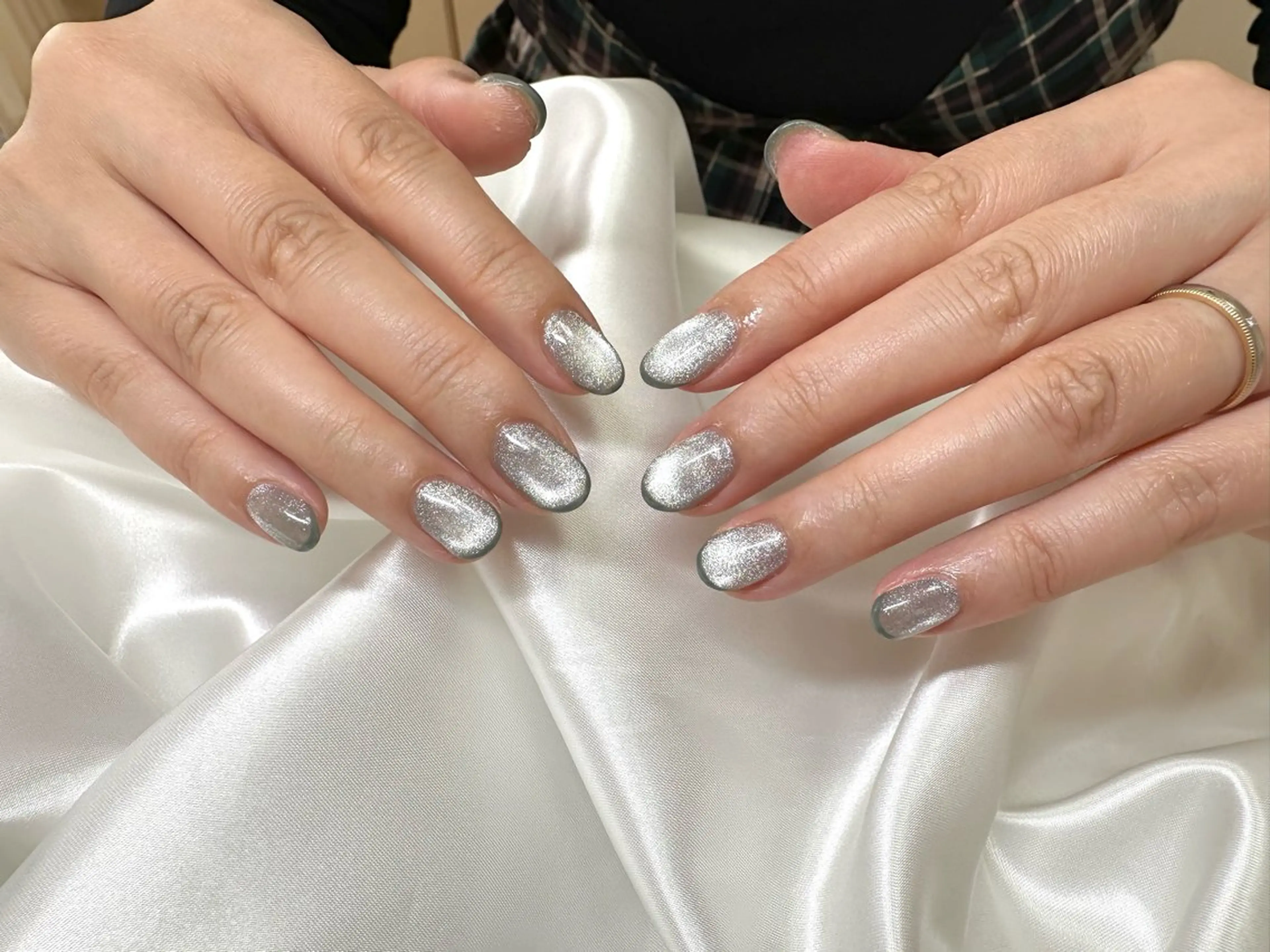 ネイル フレンチネイル マグネットネイル nu NANAのネイルデザイン