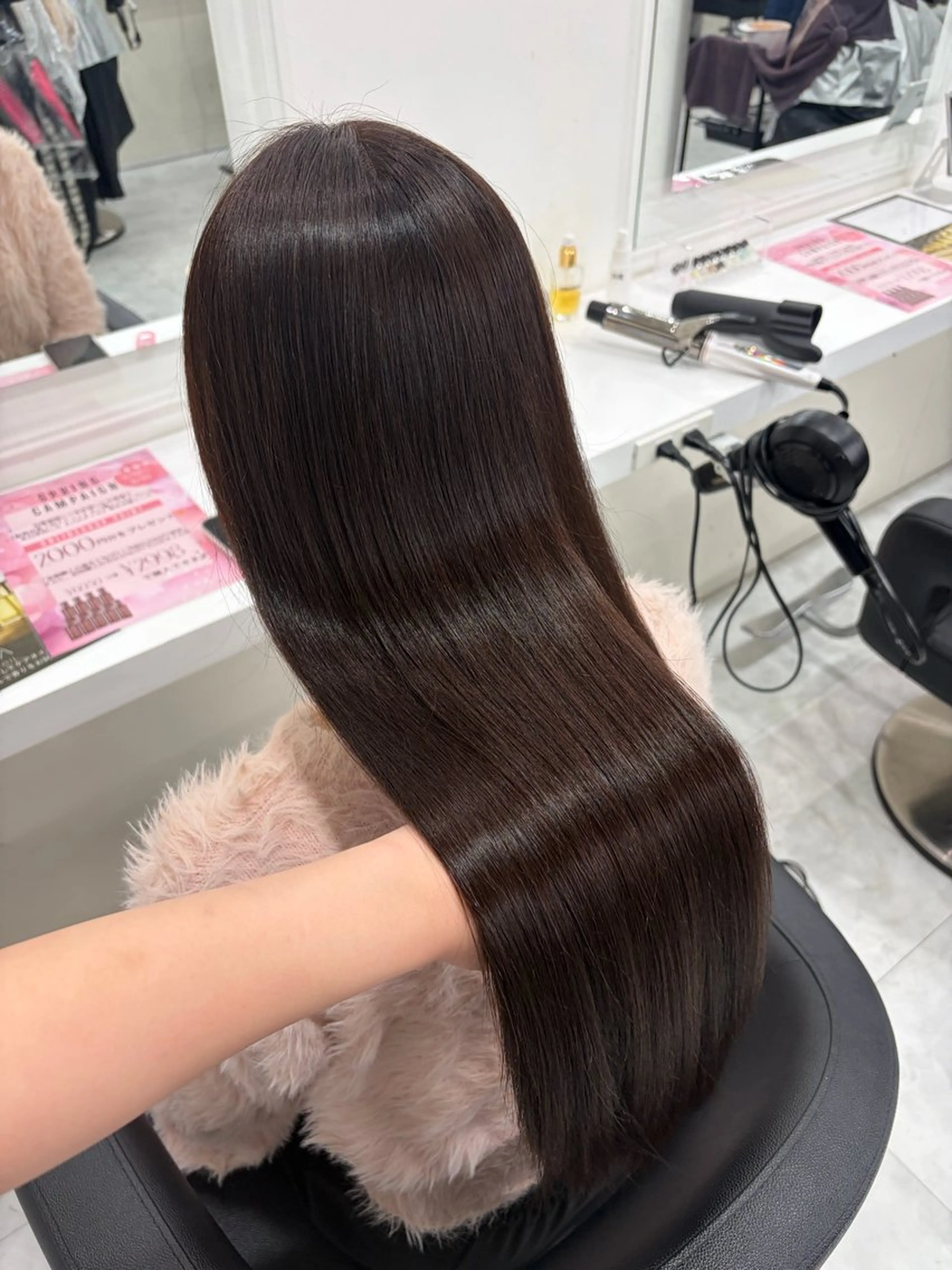 ロング カラー カット ヘアカラー トリートメント 韓国トレンドヘア🤍 Chima🤍のヘアスタイル