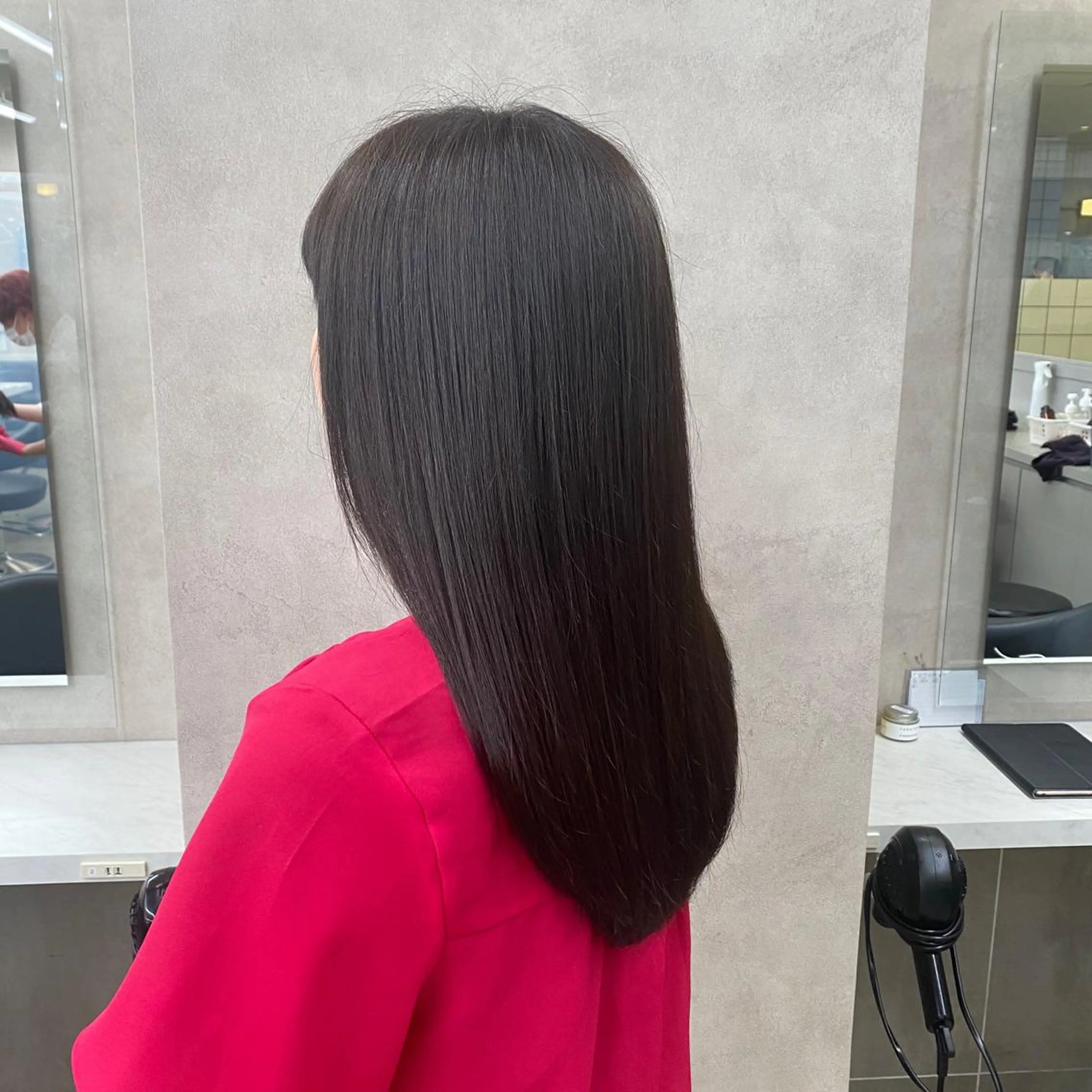 ショート カラー ヘアアレンジ 韓国風ベージュ🤎 赤みなし🌿横浜🤎のヘアスタイル