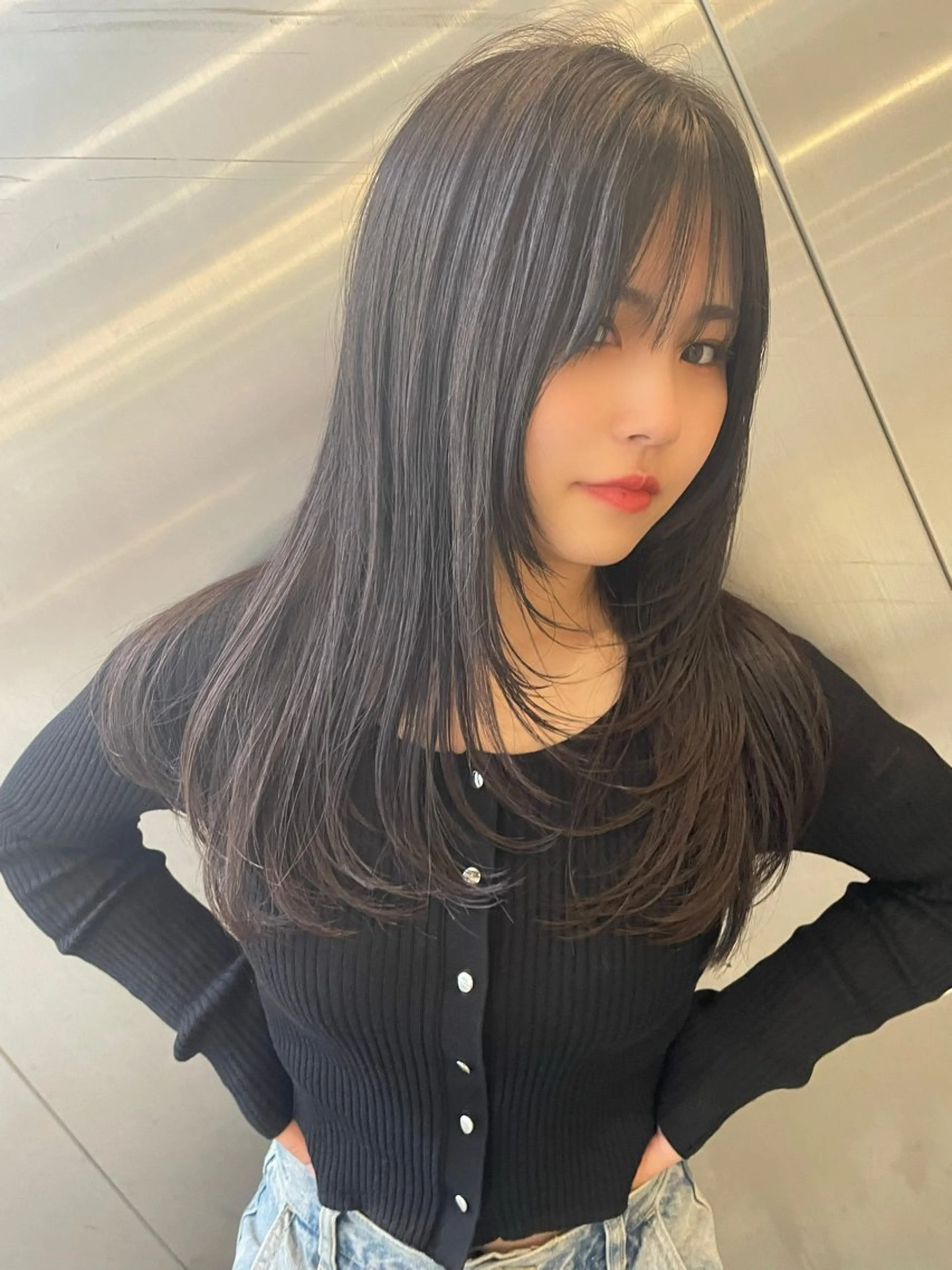 ロング レイヤーカット AIRI layer cut hairのヘアスタイル