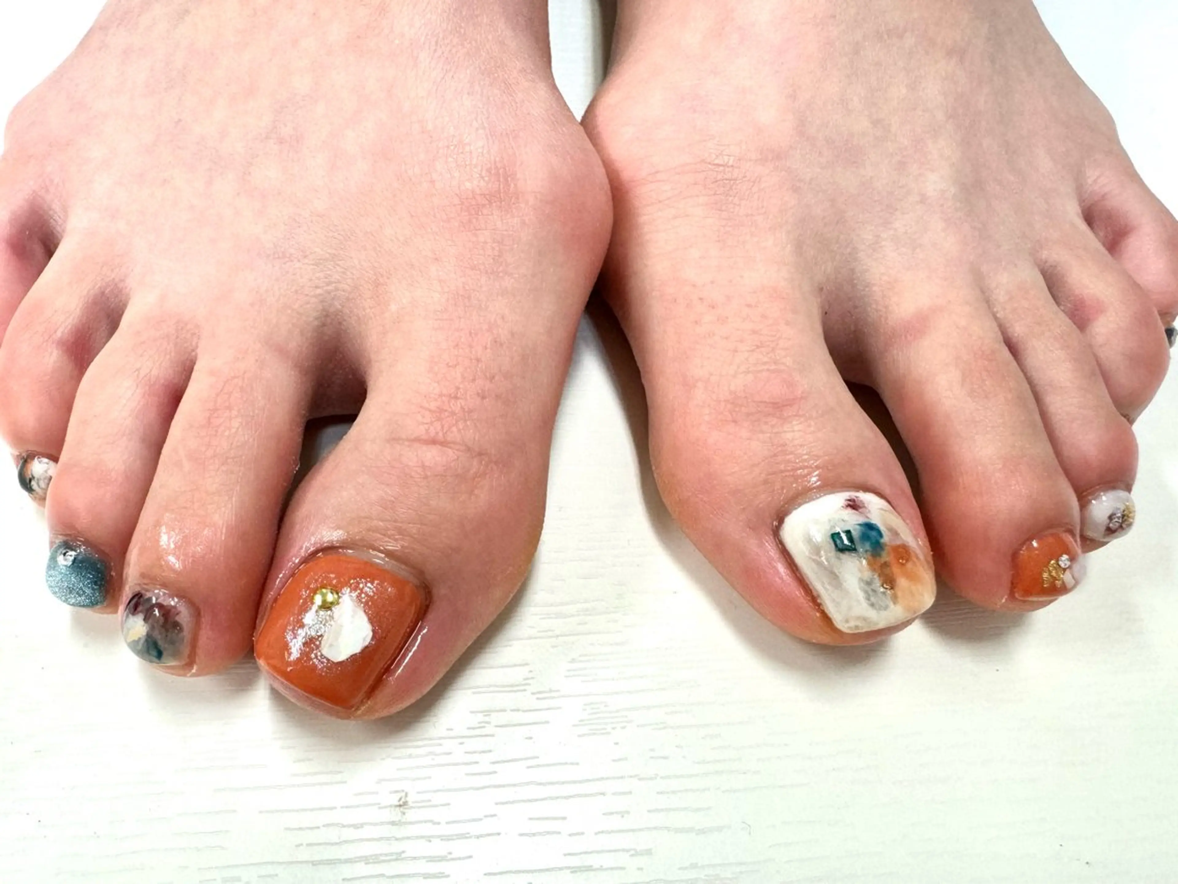 ネイル フットネイル tsumeasobi 🪬macoのネイルデザイン