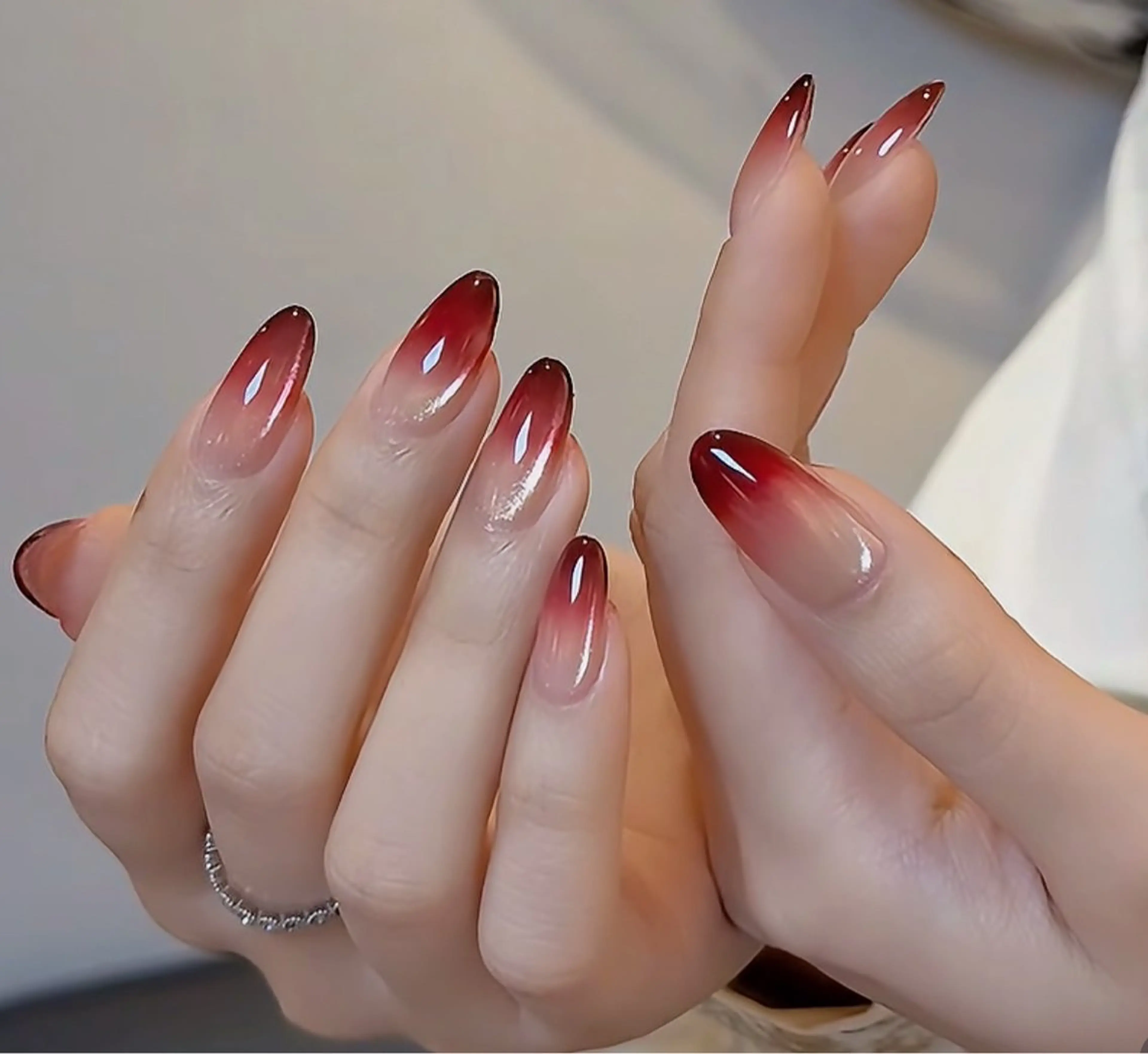 ネイル ブラウン フットネイル グラデーション キラキラネイル マグネットネイル Kirakira Nail salonのネイルデザイン