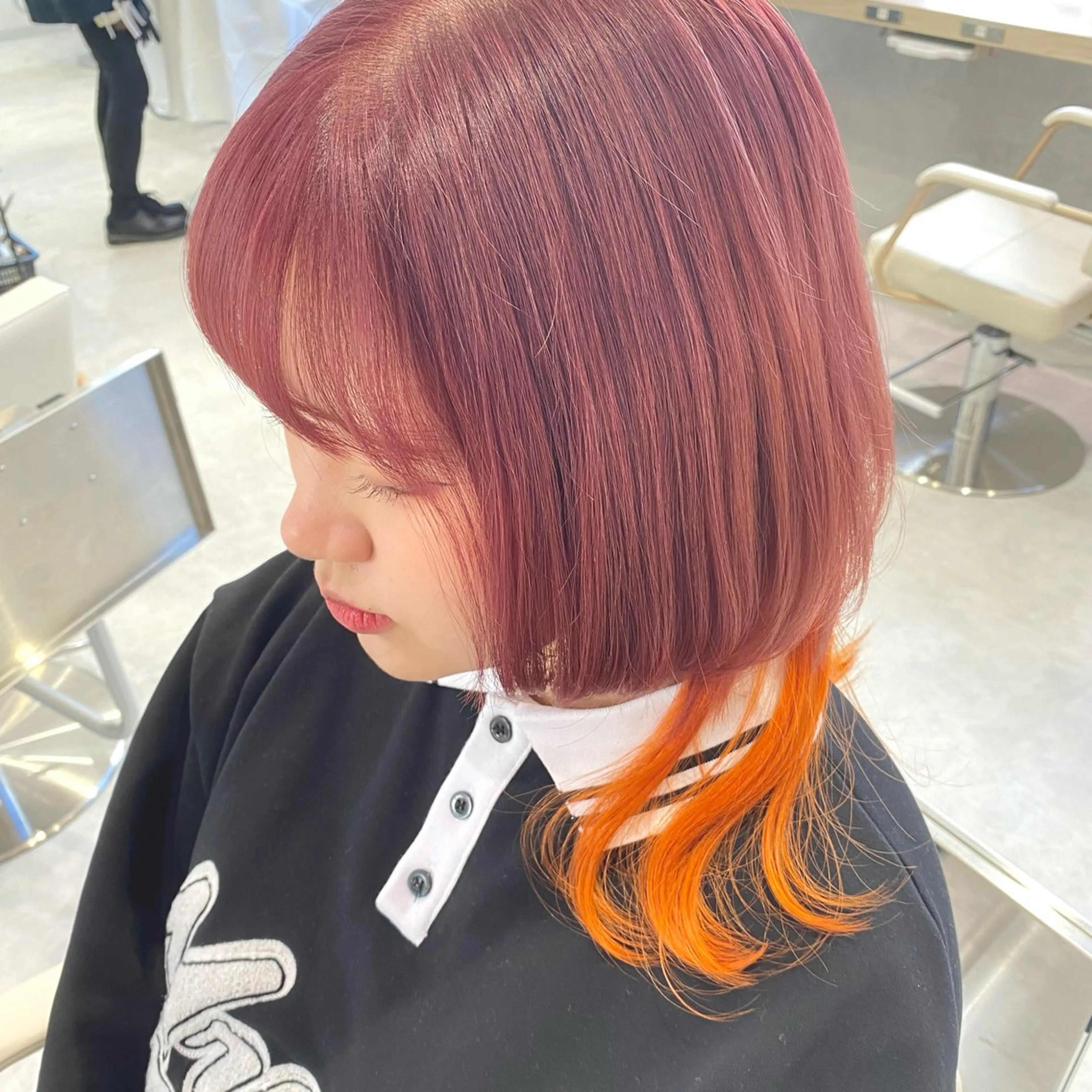 セミロング カット ヘアカラー トリートメント 低ダメージ施術/ 🐮牛木 史裕🐮のヘアスタイル