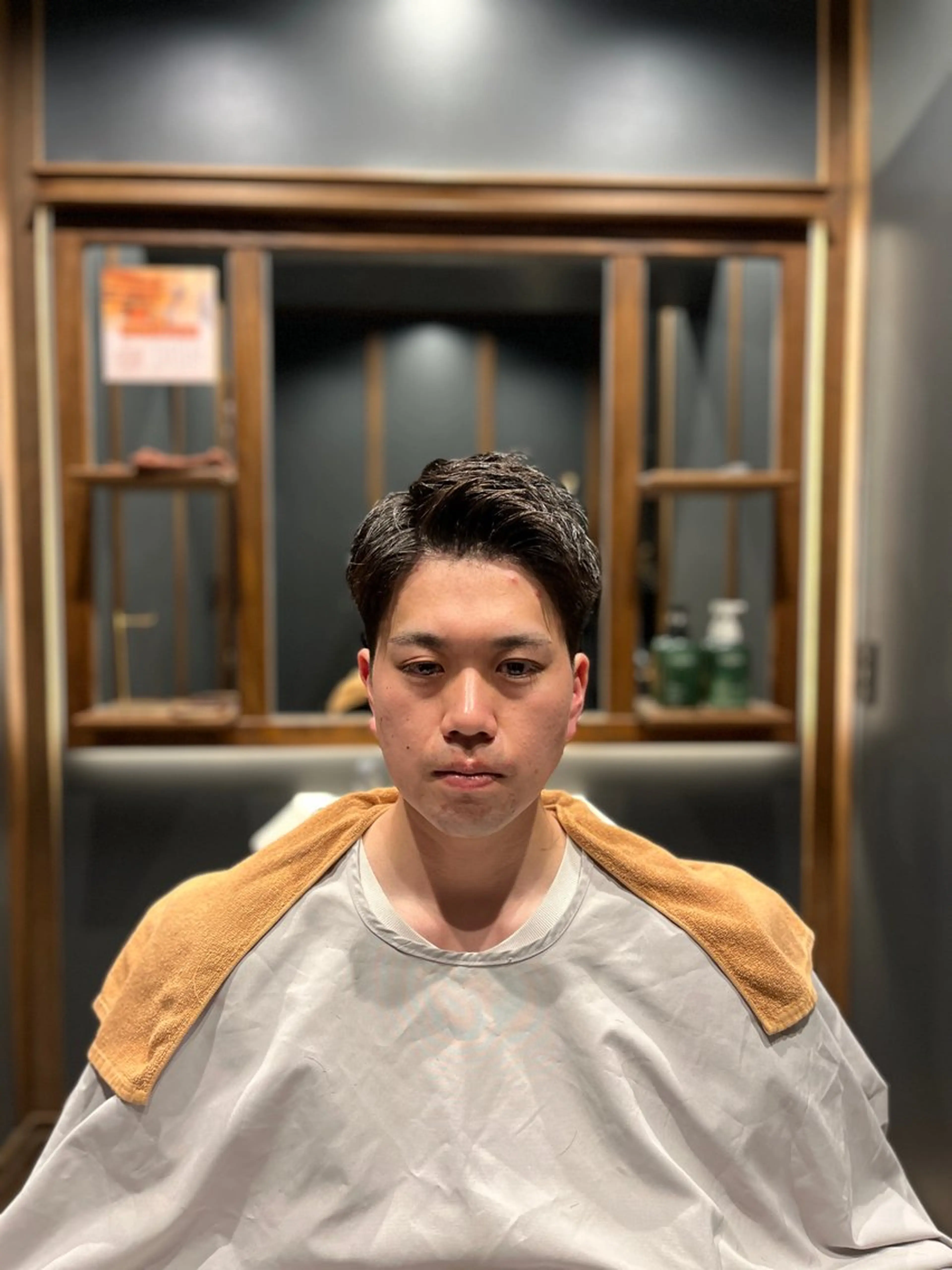 ショート メンズ ビジネス 橋川 飛鷲のヘアスタイル