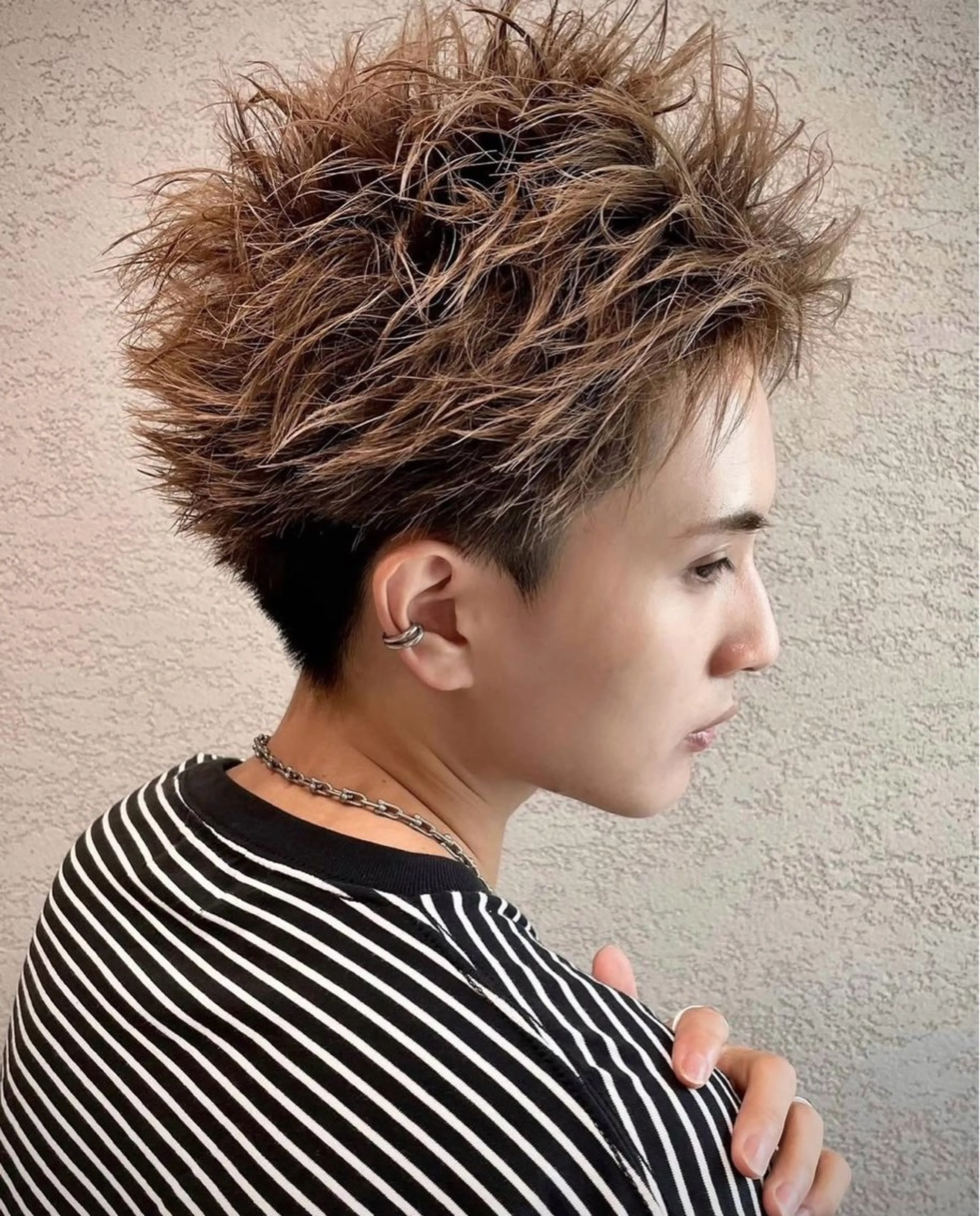 「メンズ限定‼️」カット+低ダメージカラー+髪質改善トリートメントの写真