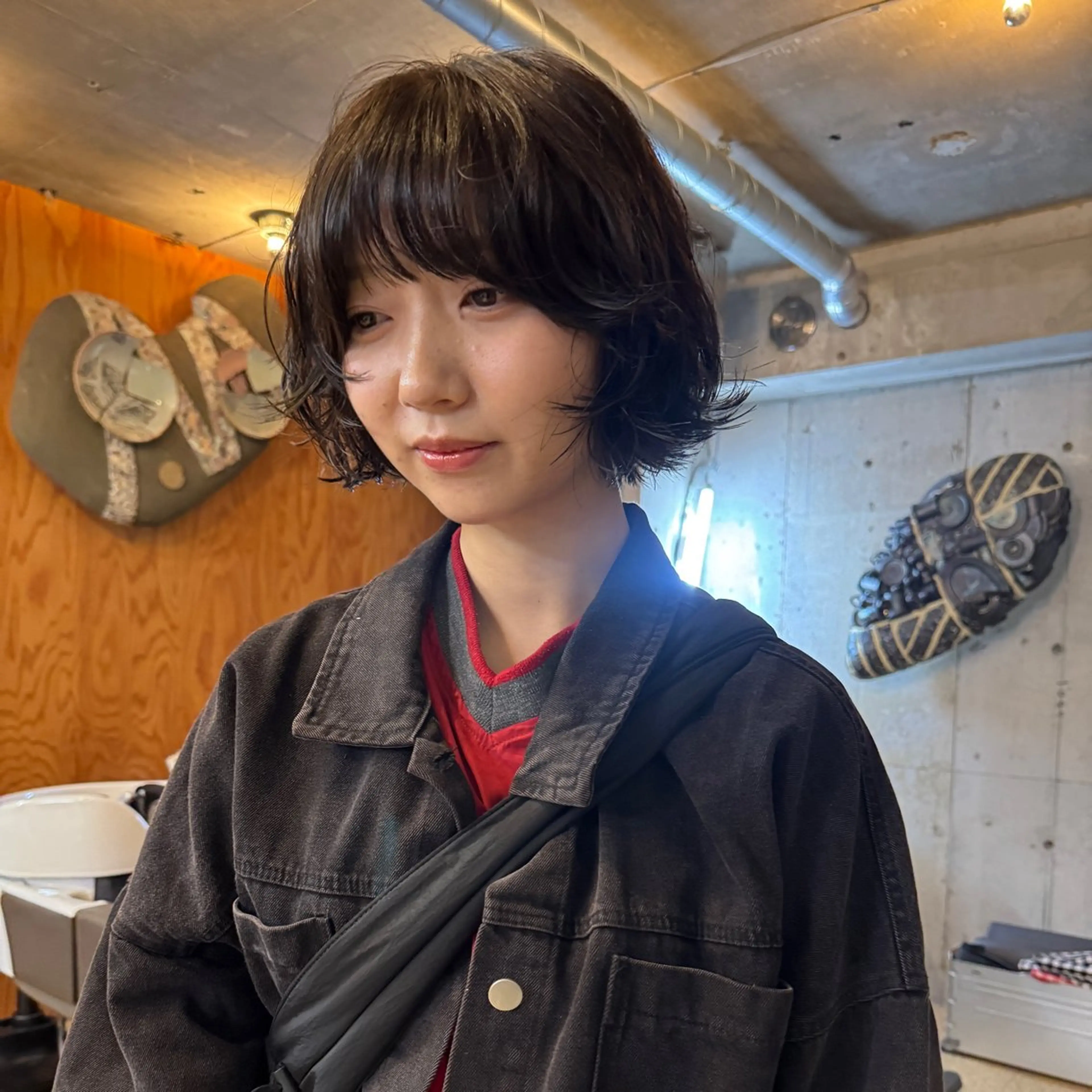 ショート パーマ ショートボブ ボブ ショートヘア ニュアンスパーマ カット パーマ 🍈yurina 福岡/パーマ🍈のヘアスタイル