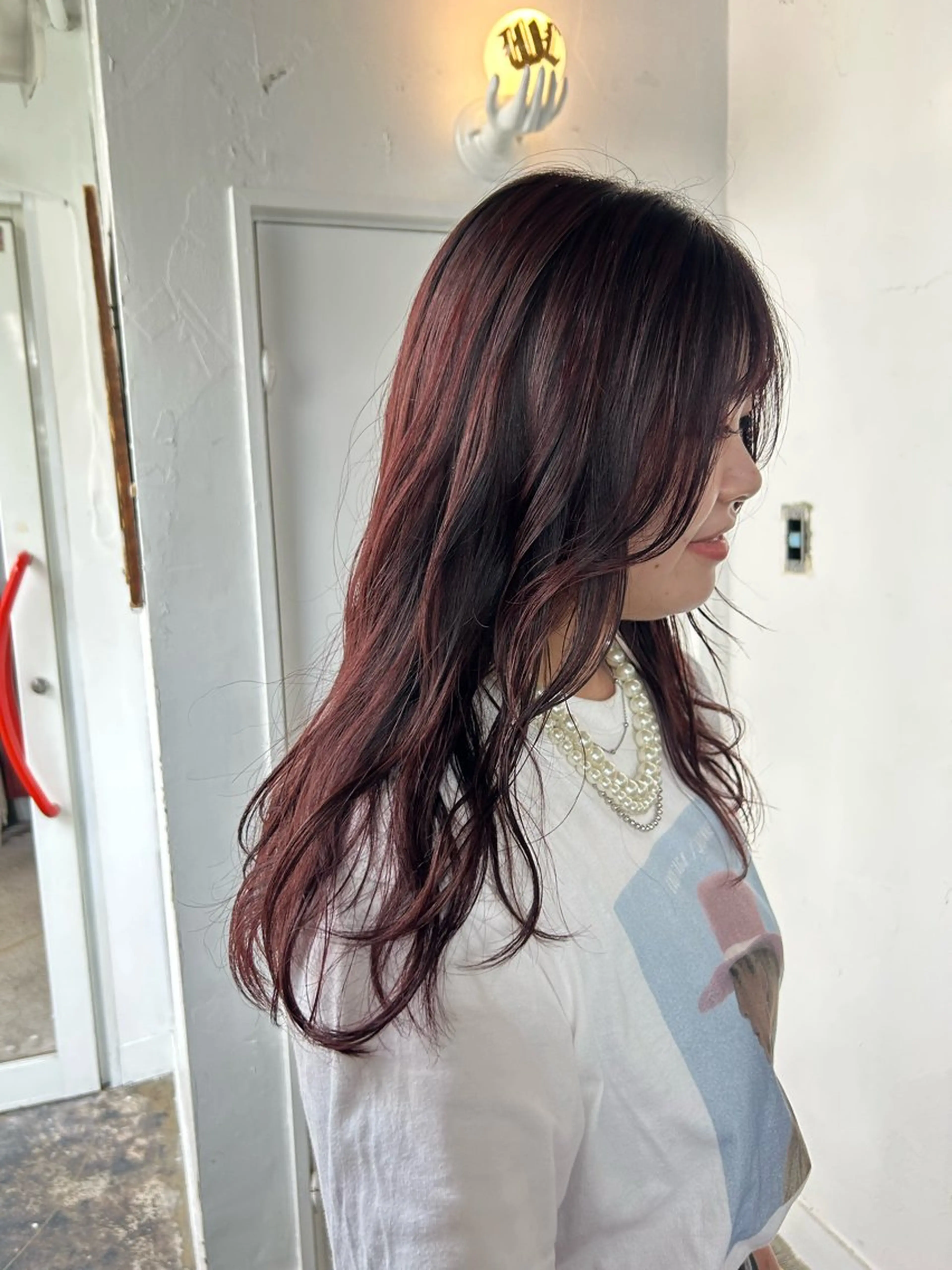 ロング 早野 心春のヘアスタイル