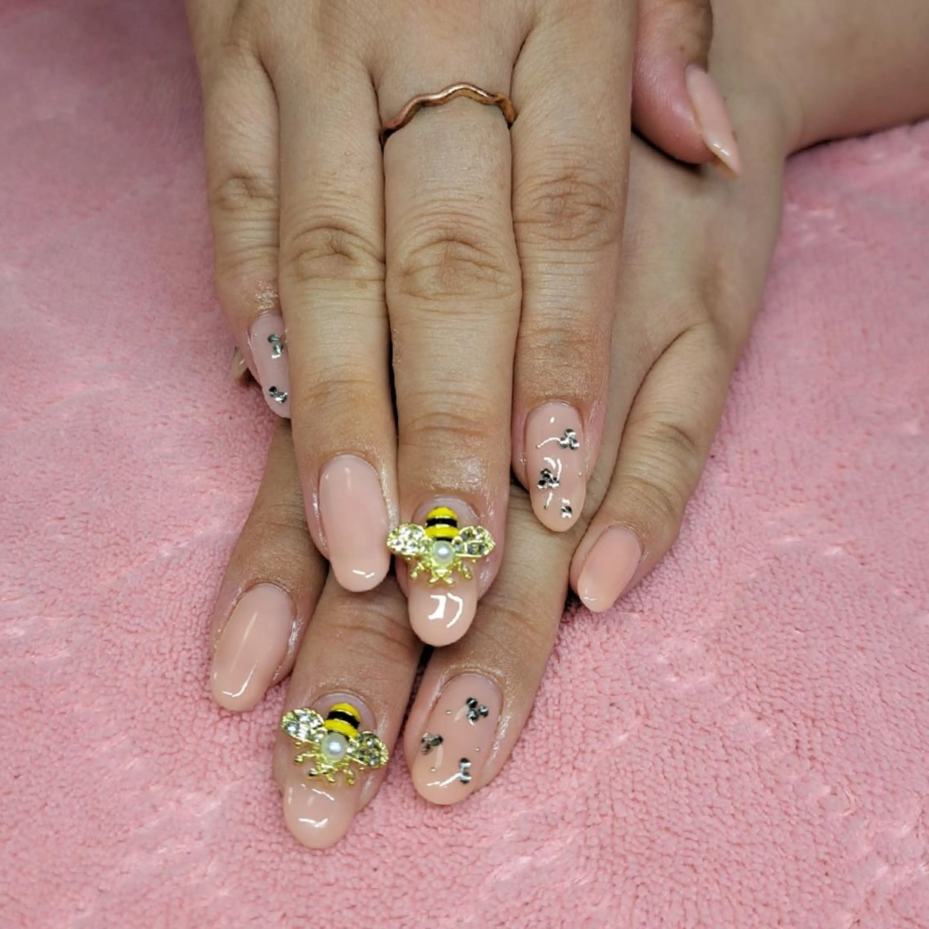 ネイル 持ち込み ワンカラーネイル HAYASHI  Nのネイルデザイン