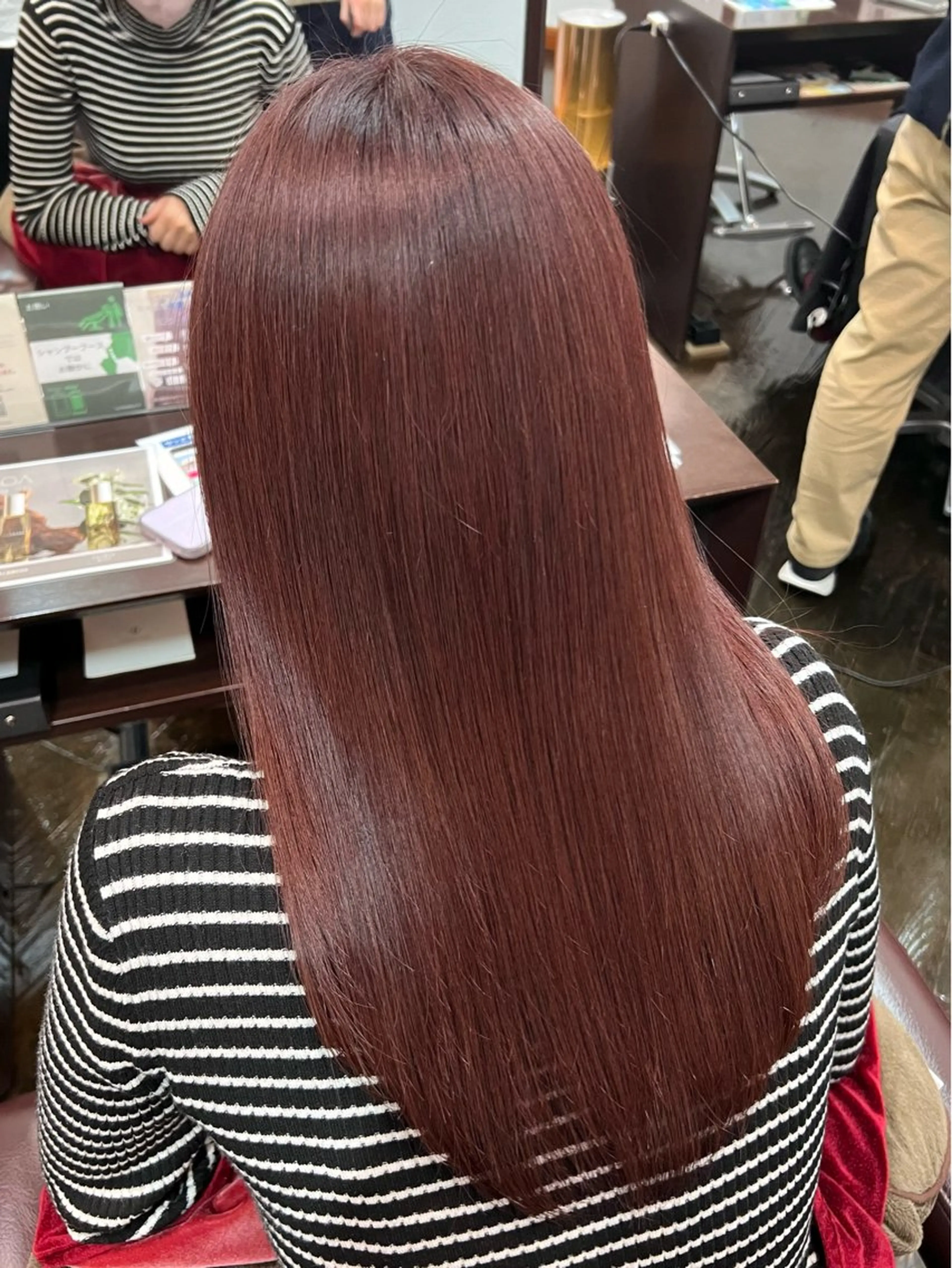 カラー カシス 坂本 瑞季 🤍 髪質改善のヘアスタイル