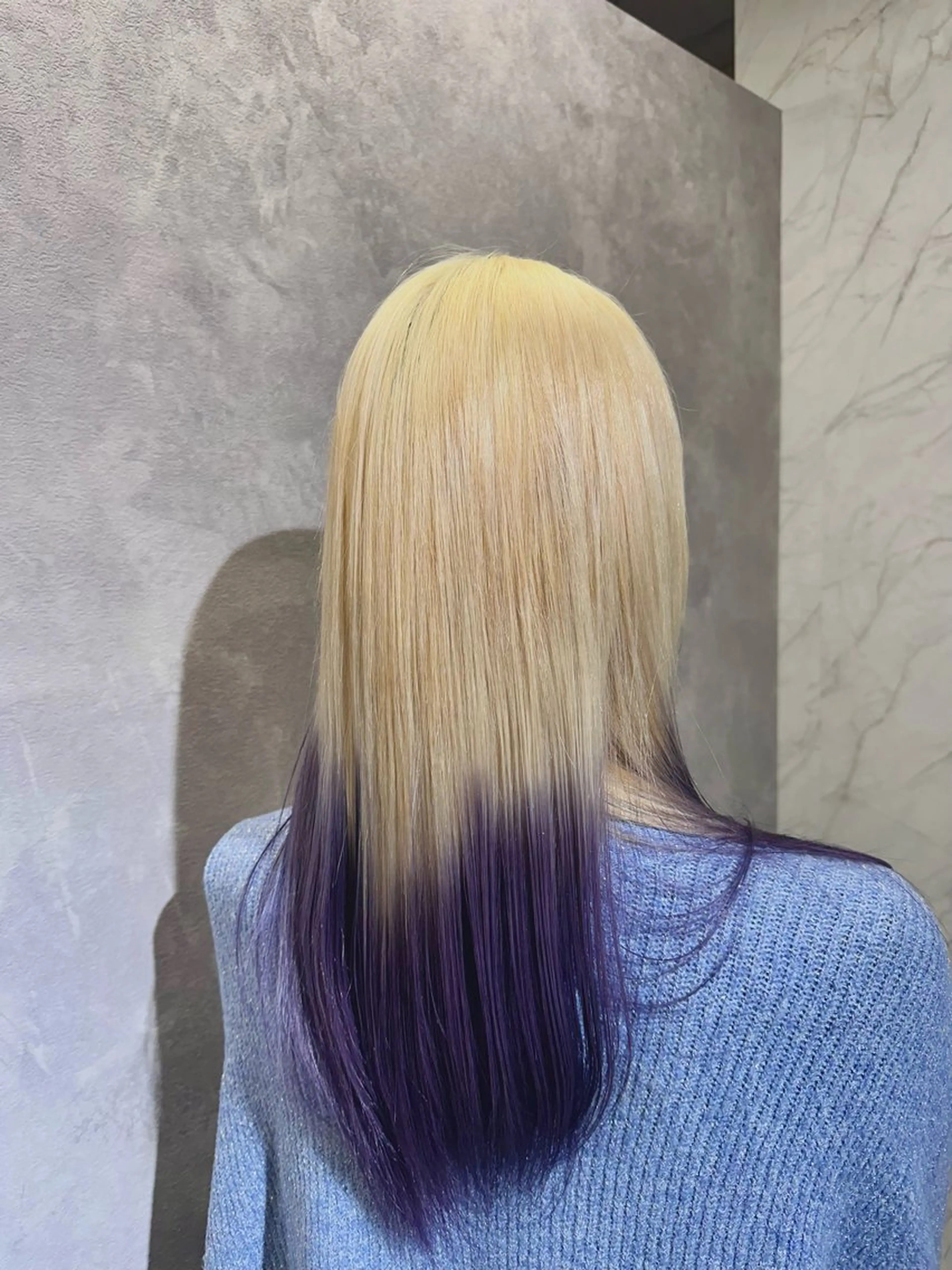 ロング ヘアカラー 中川 舞のヘアスタイル
