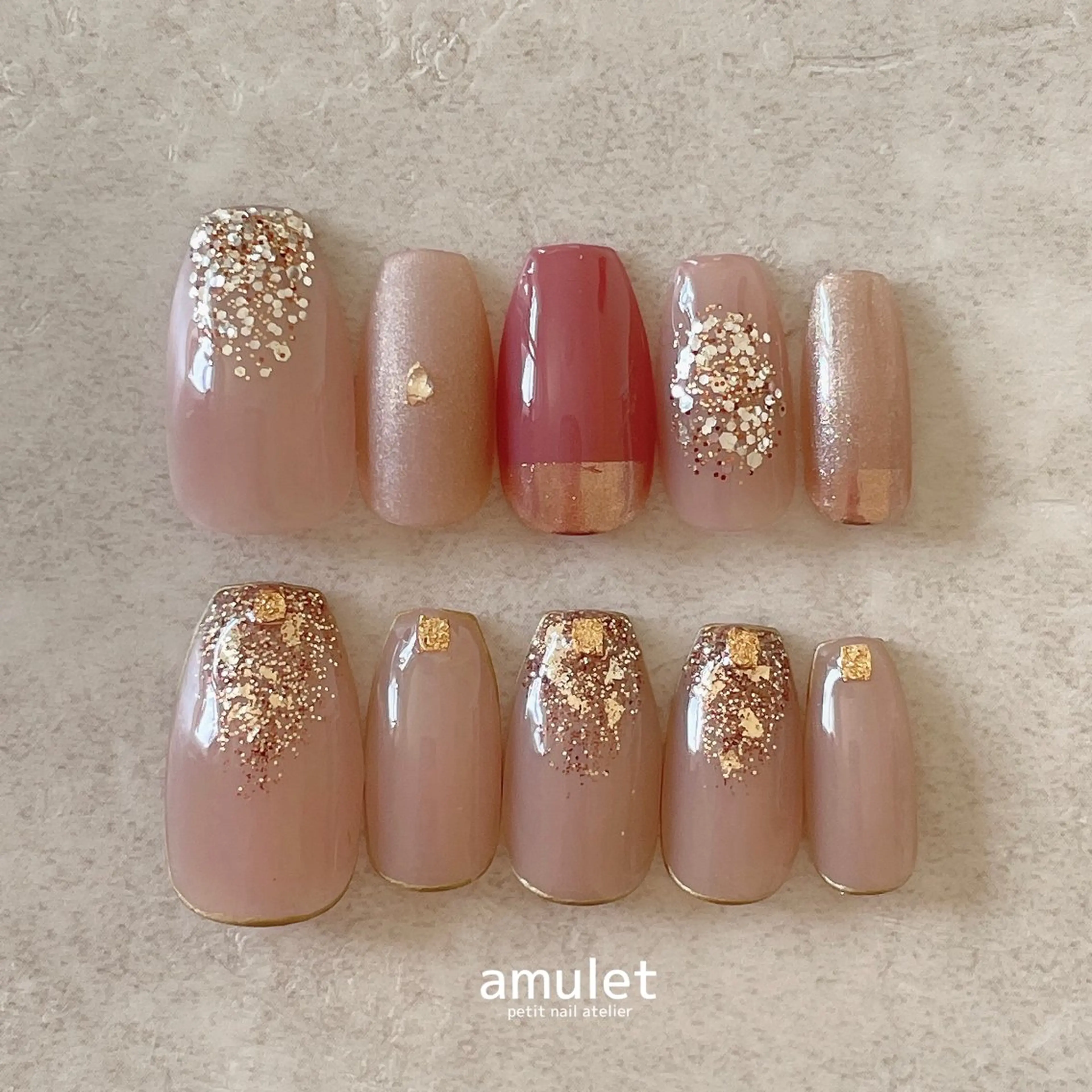 ネイル ハンドネイル amulet TOMOMIのネイルデザイン