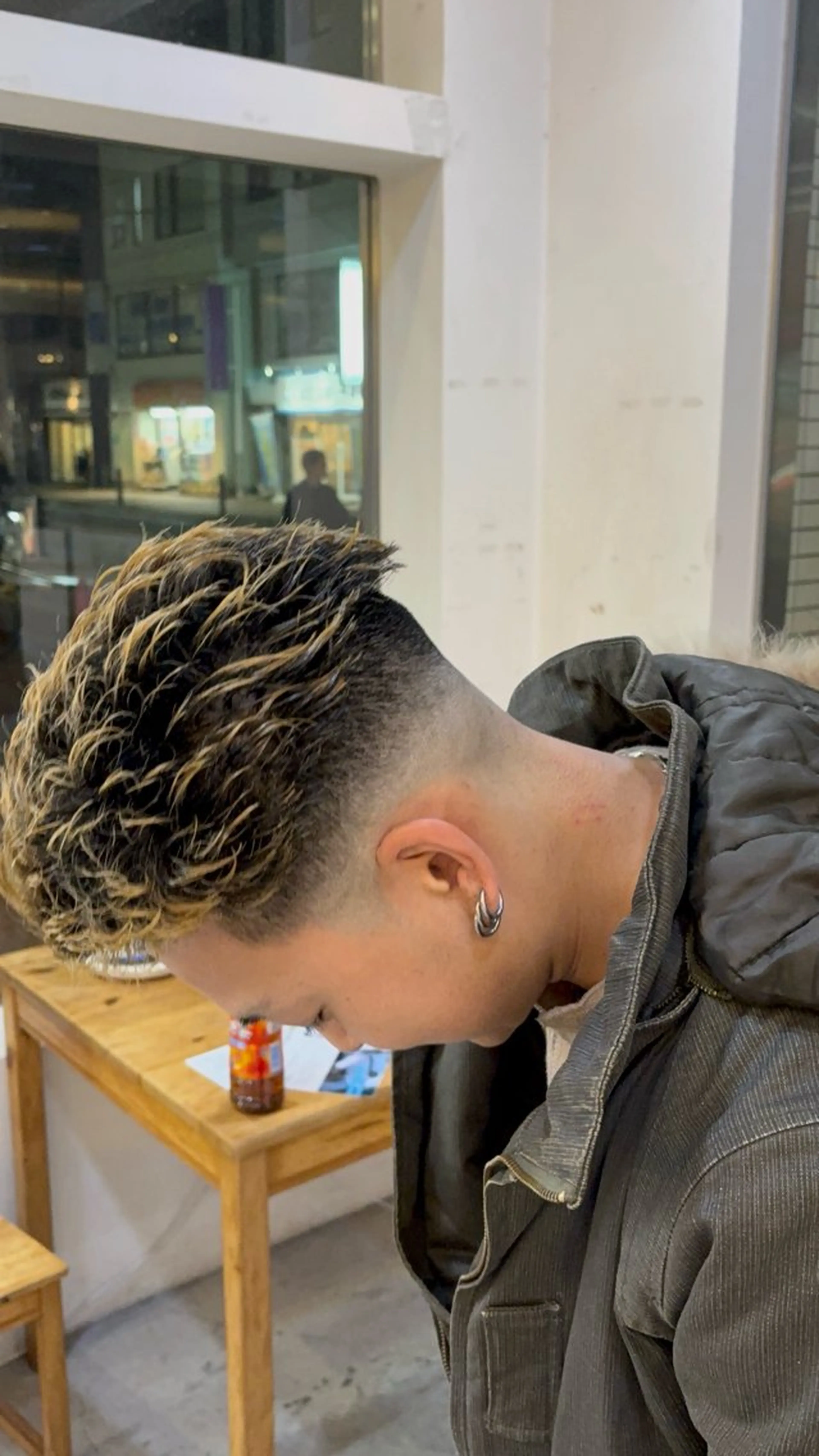 パーマ メンズ カット パーマ 短髪パーマ メンズ フェード✂️zionのヘアスタイル