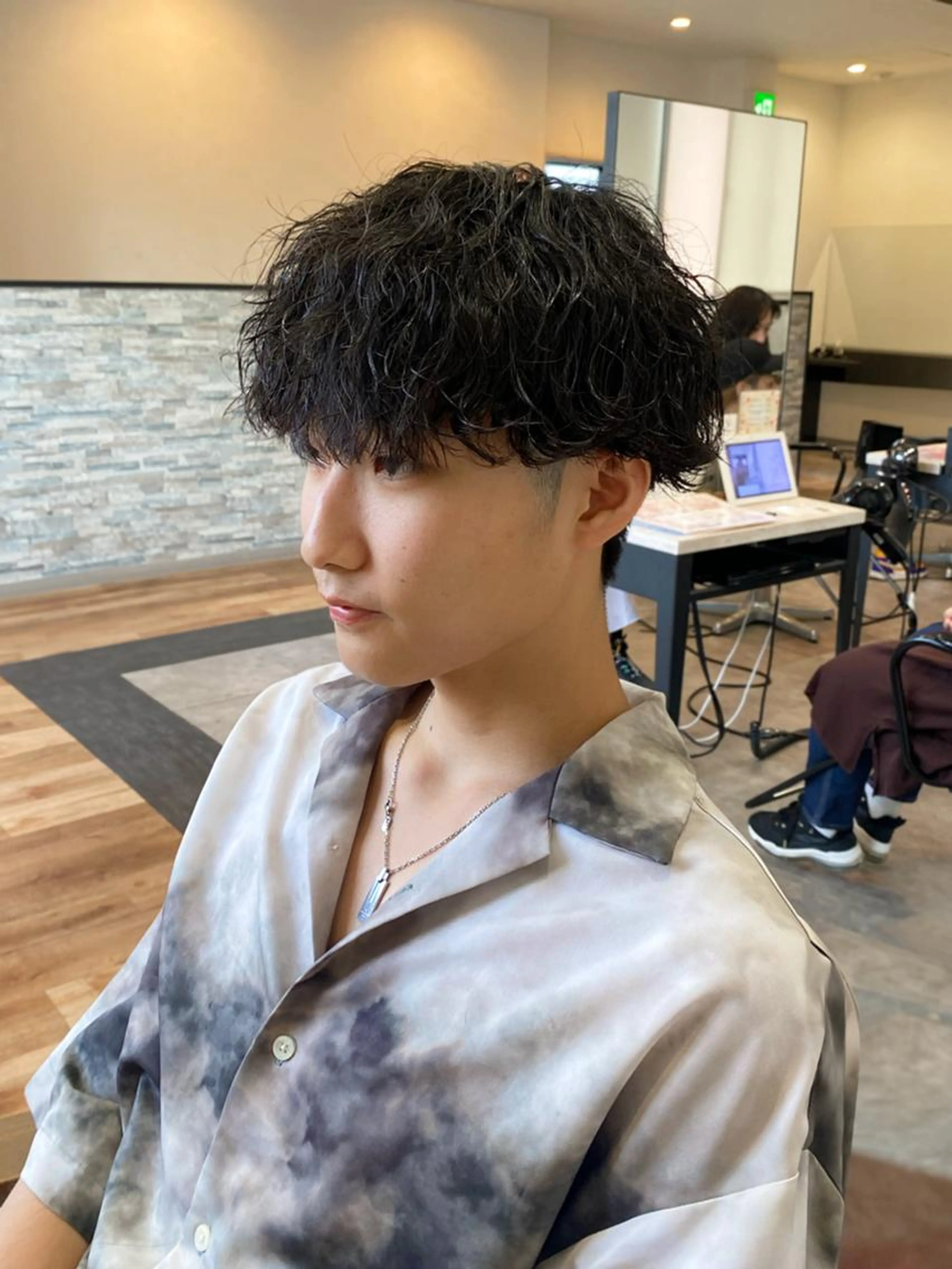 メンズカット＋ツイストパーマ＋2step トリートメントの写真