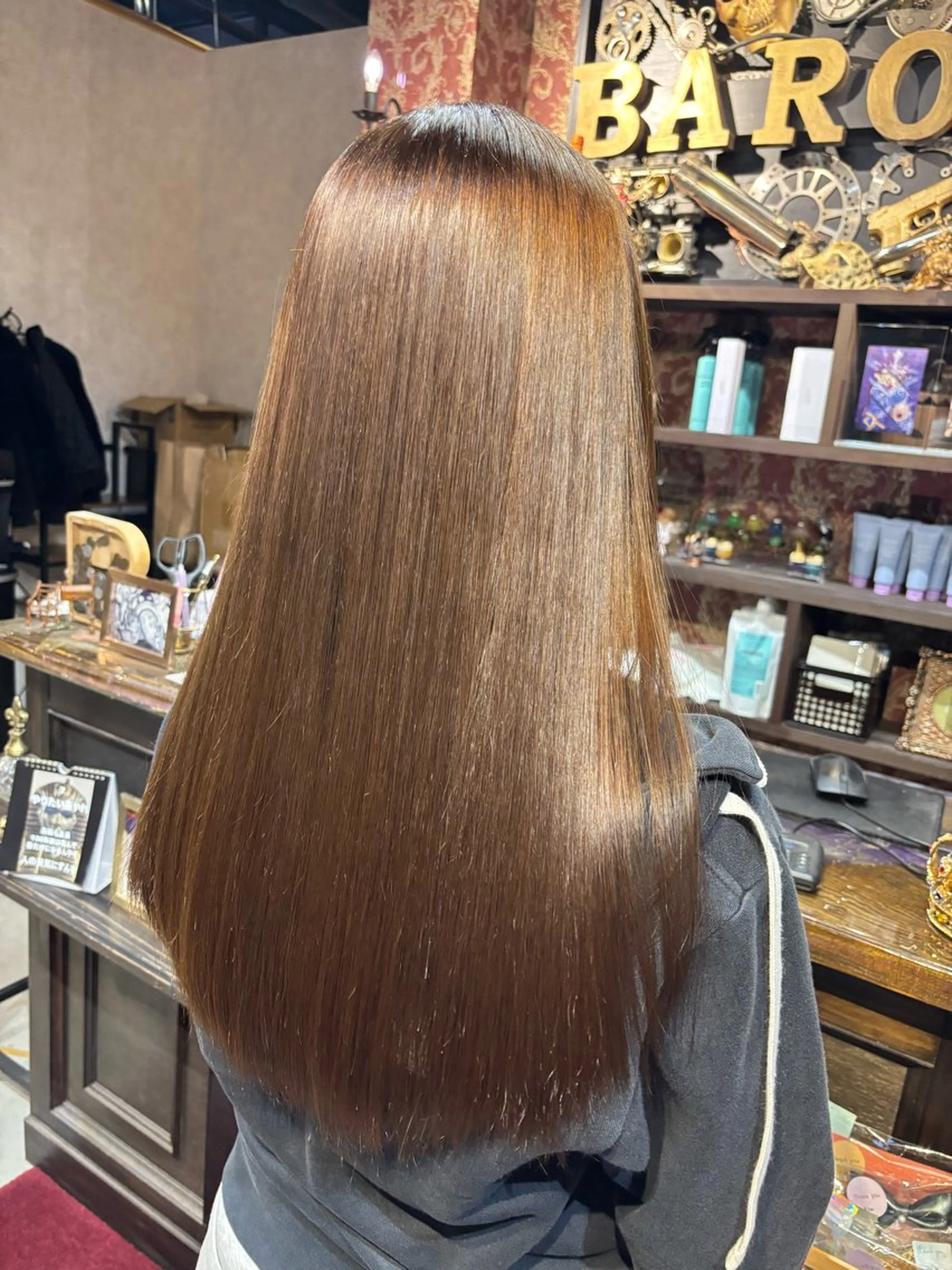 ロング カラー ブリーチ 透明感カラー ブリーチなしカラー ヘアカラー トリートメント Barocco 🎀ヒメ🎀(19)のヘアスタイル