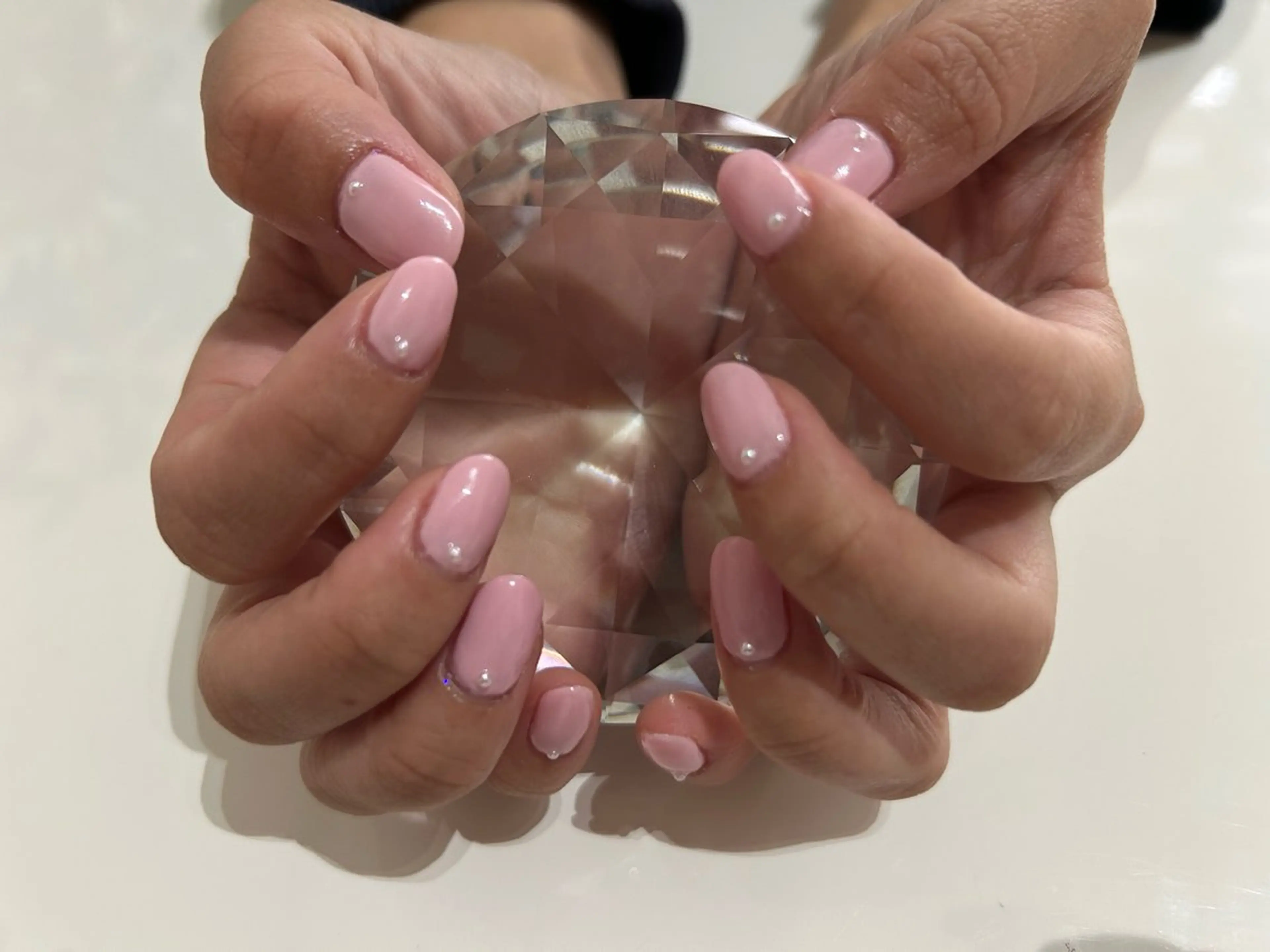 ネイル ピンク ショートネイル 野田 ユキエのネイルデザイン