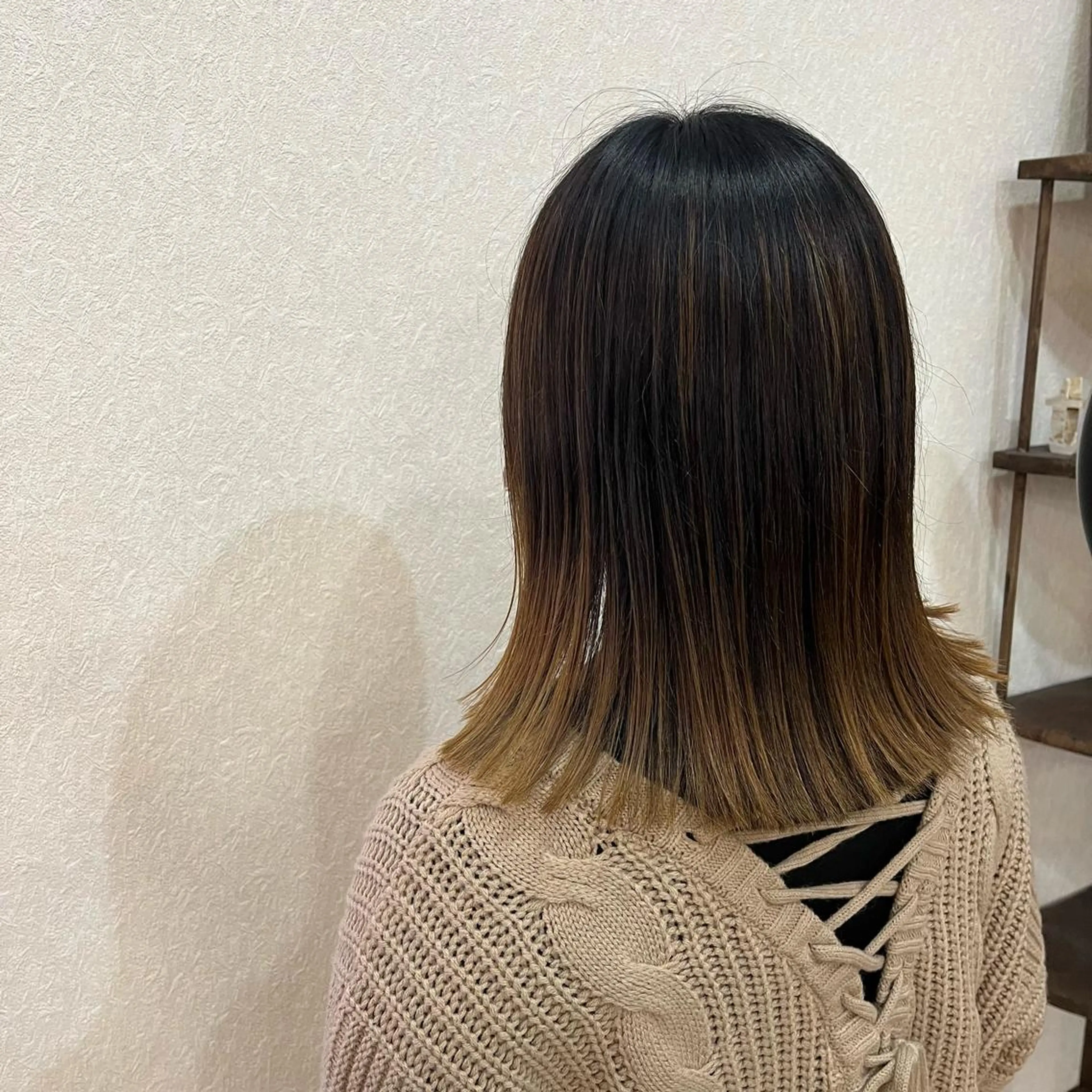 ミディアム トリートメント 教野 真央のヘアスタイル