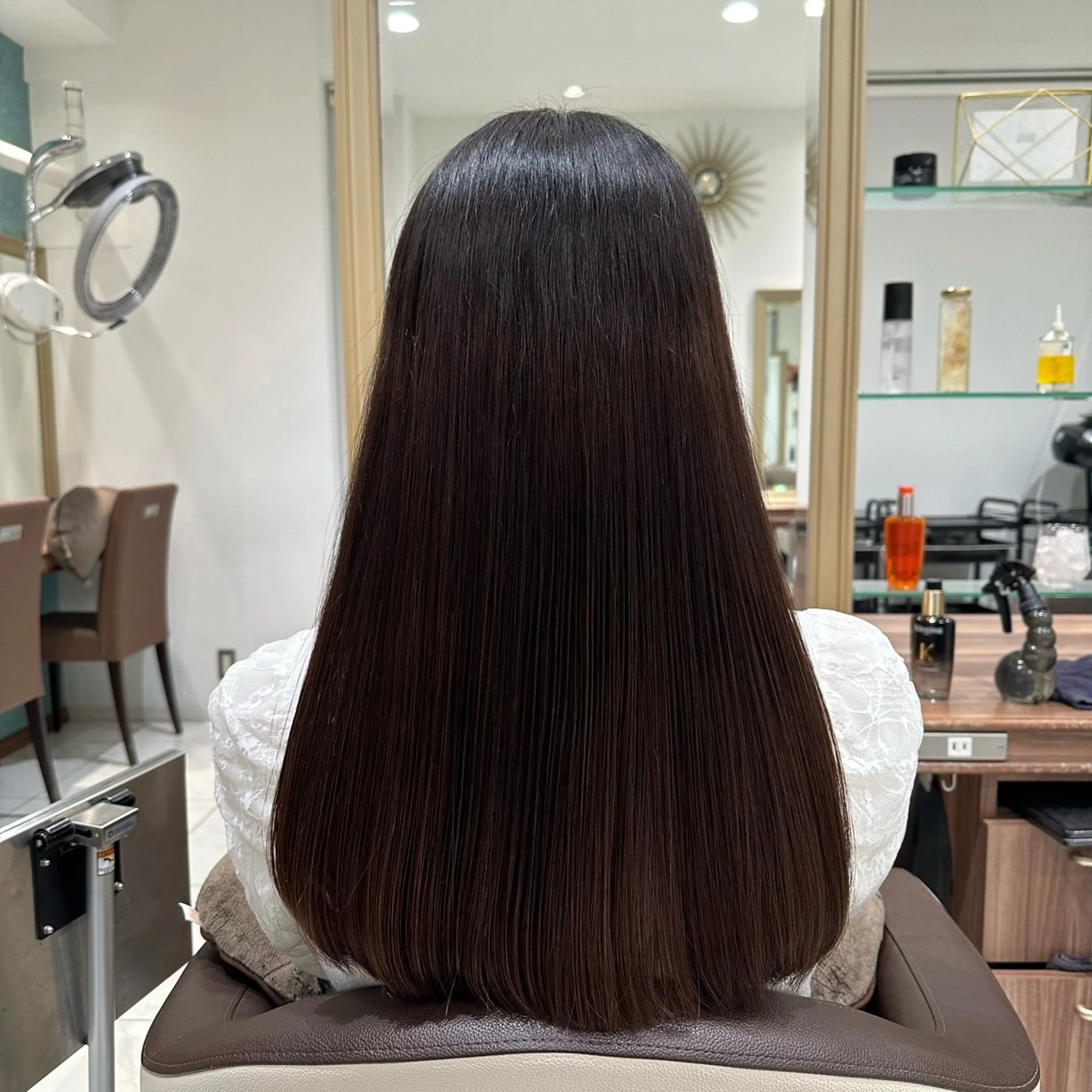 ロング カラー カット ヘアカラー Ash浦安店 富谷 日菜乃のヘアスタイル