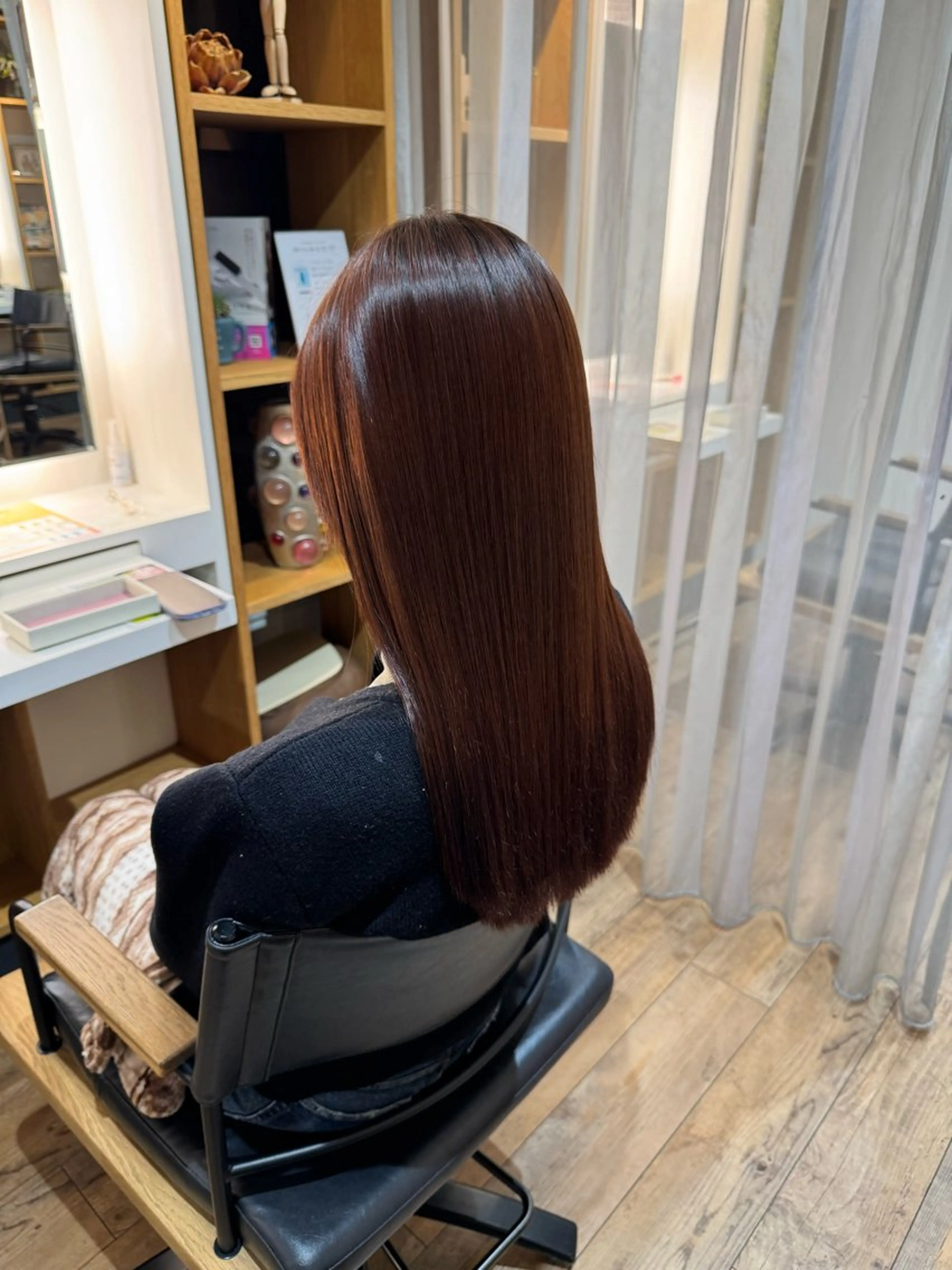 セミロング カット 縮毛矯正 トリートメント 美髪/髪質改善 川口凌弥のヘアスタイル