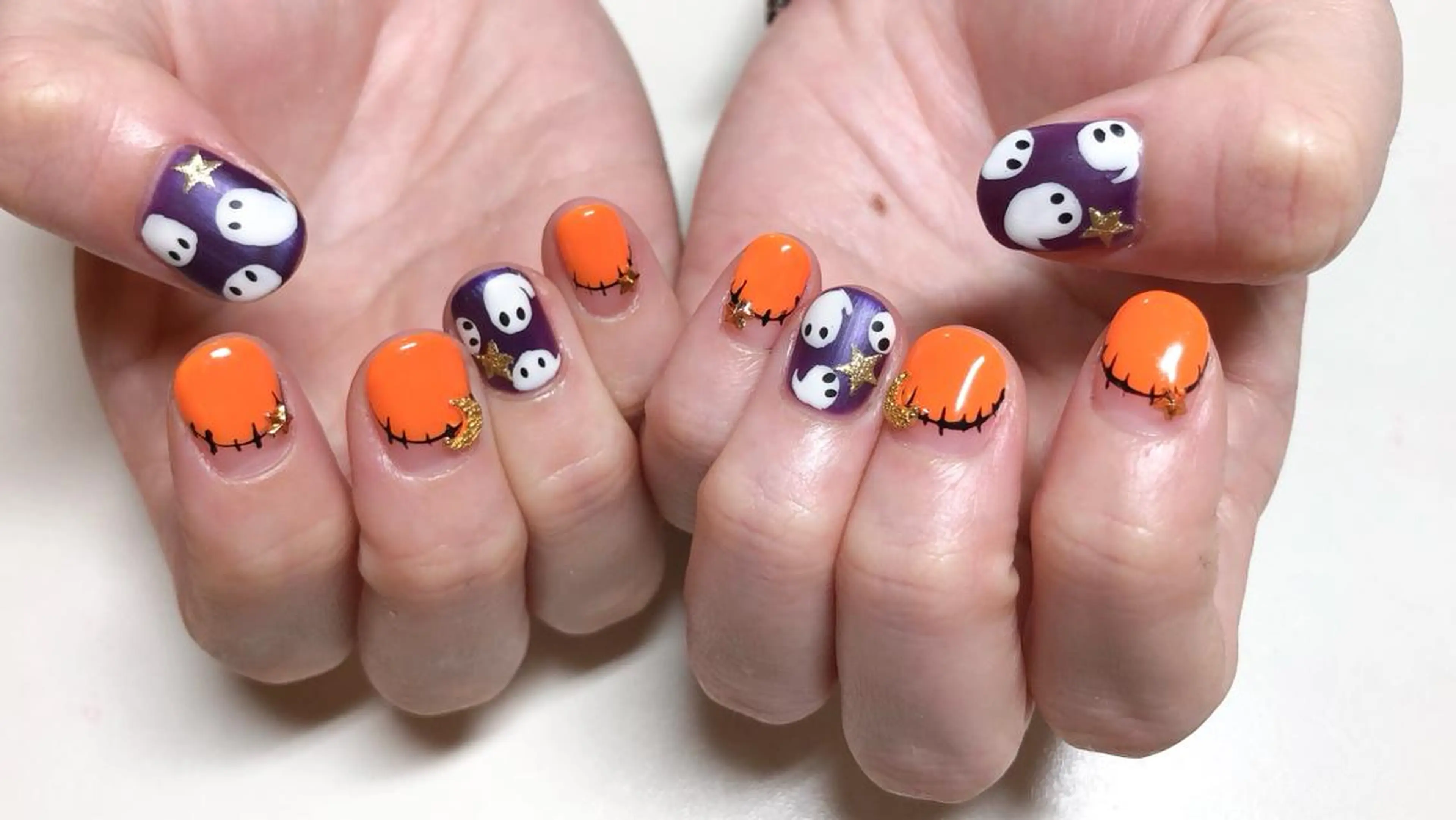 ネイル ハロウィン 深爪・巻き爪 専門サンセリテのネイルデザイン