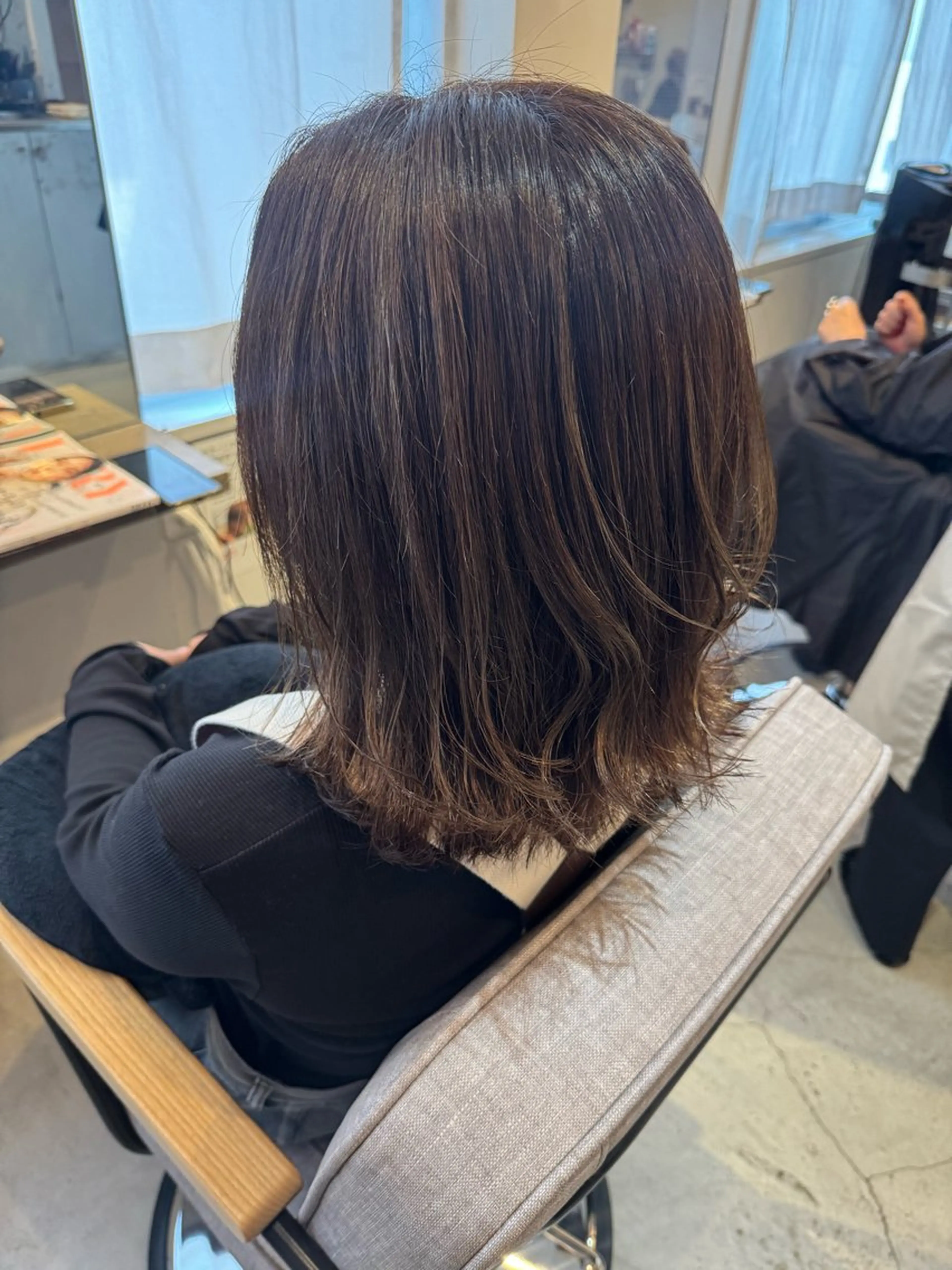 ミディアム カラー 髪質改善✨️透明感カ ラー✧*。山下さいみのヘアスタイル