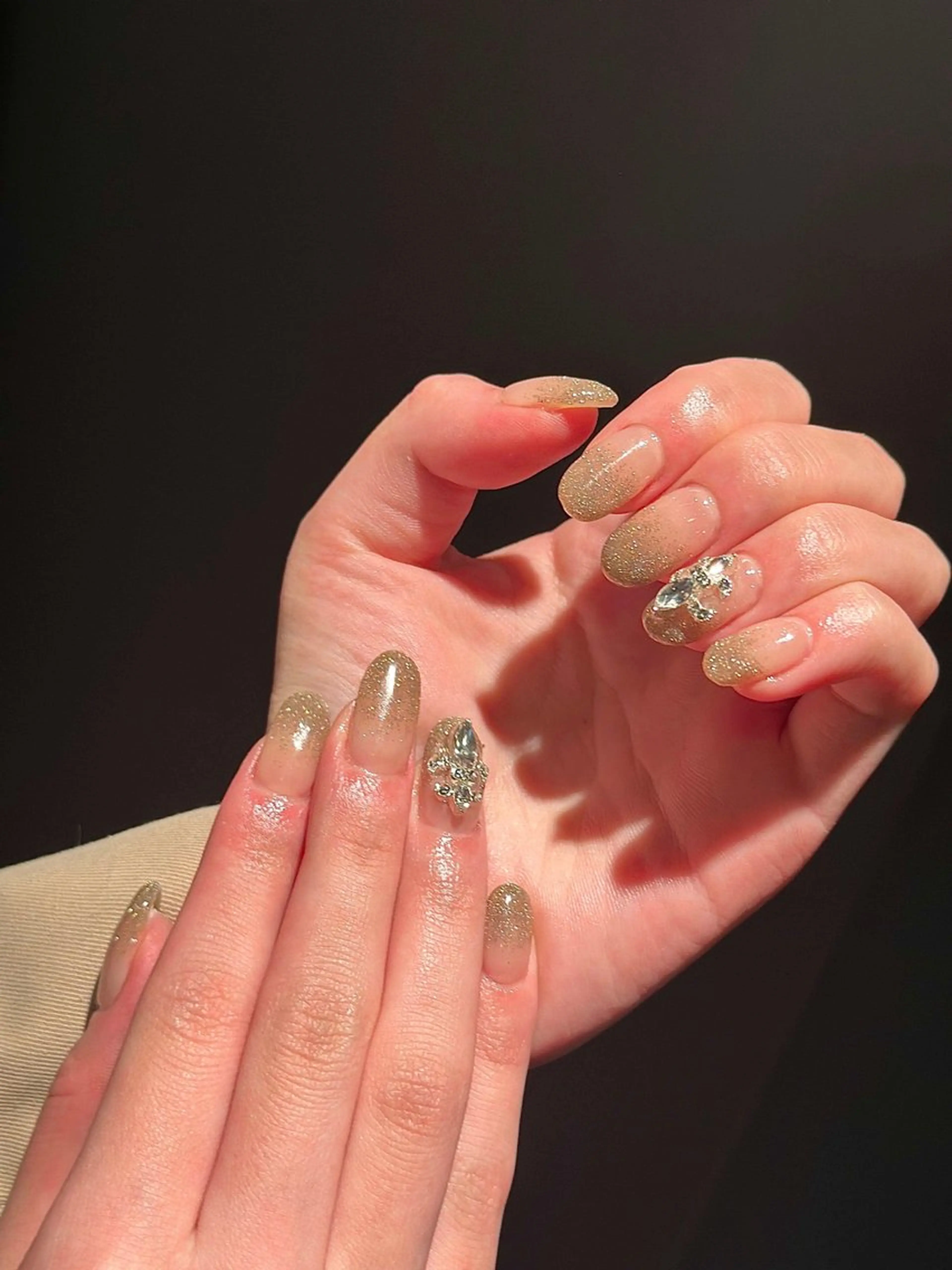 ネイル アートネイル フレンチネイル ジェルネイル 韓国ネイル 持ち込み ハンドネイル ハンドケア ボニー Coco nailのネイルデザイン