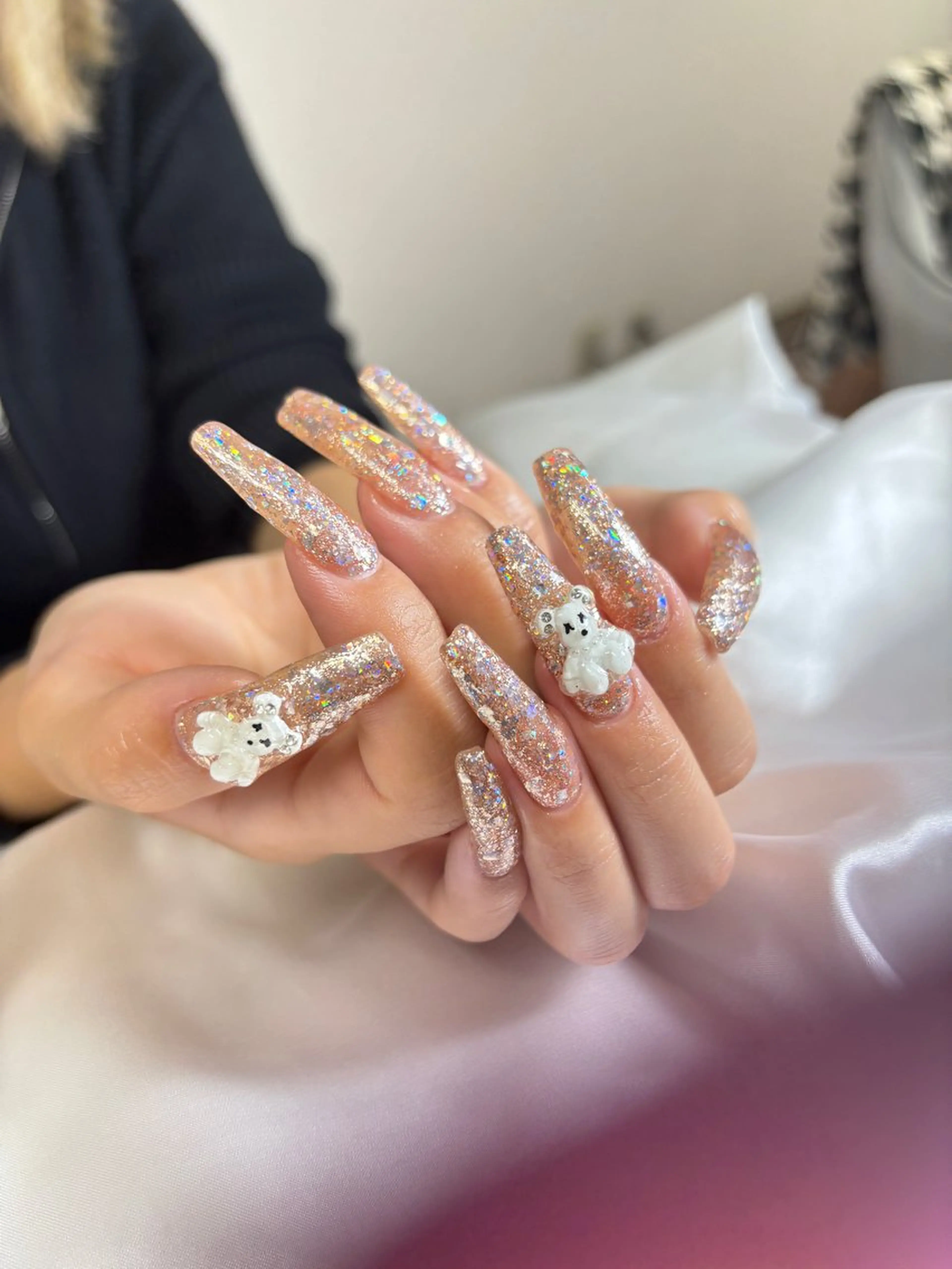 ネイル チークネイル 桜ネイル フットネイル ジェルネイル ハロウィン XIINH NAIL SALONのネイルデザイン