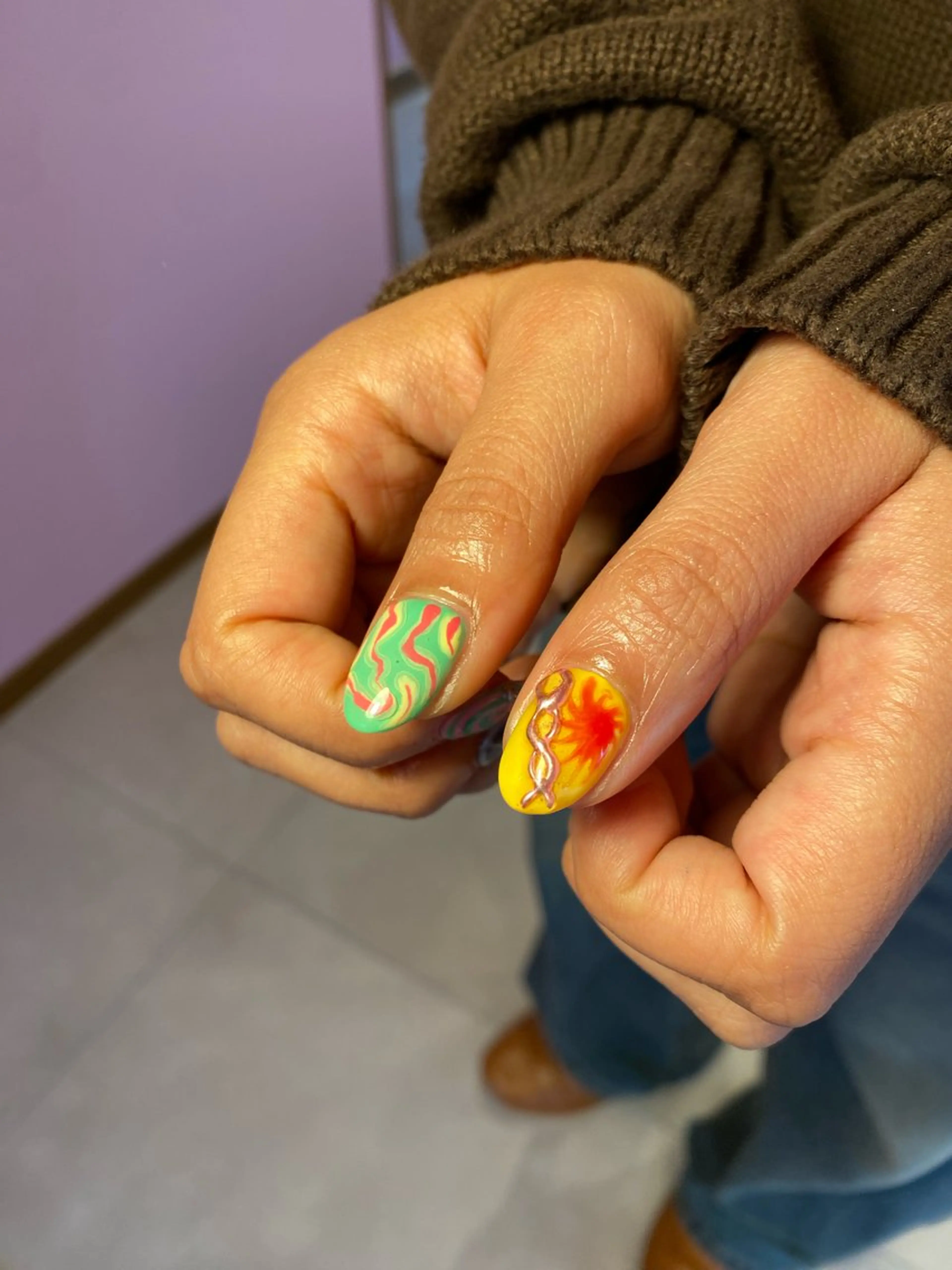 ネイル NICO nail　三軒茶屋店　ネイル＆アイラッシュ所属・oichan 𖦹°‧のネイルデザイン