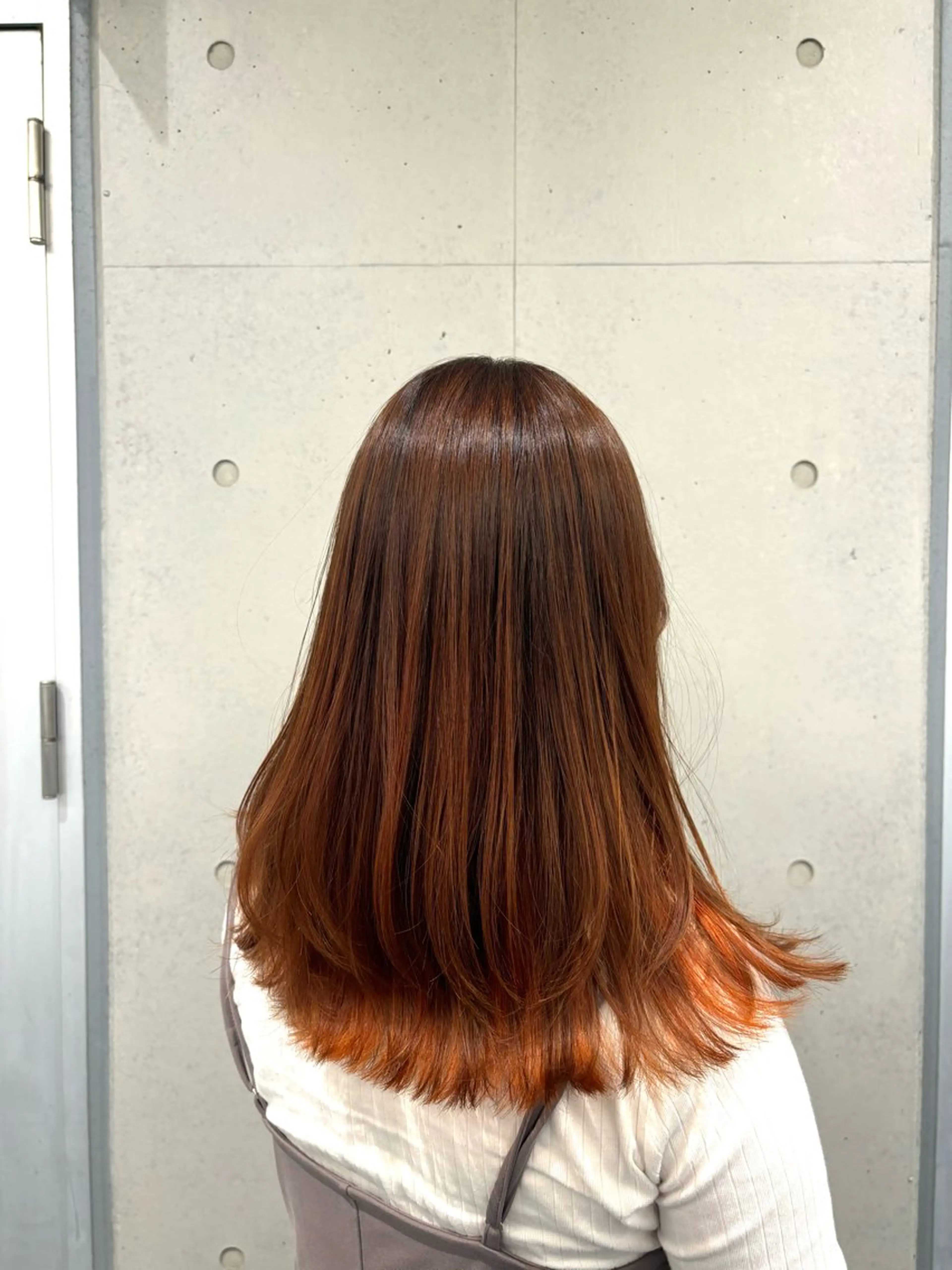 ロング カラー カット/暖色カラー/ rikako🌻のヘアスタイル