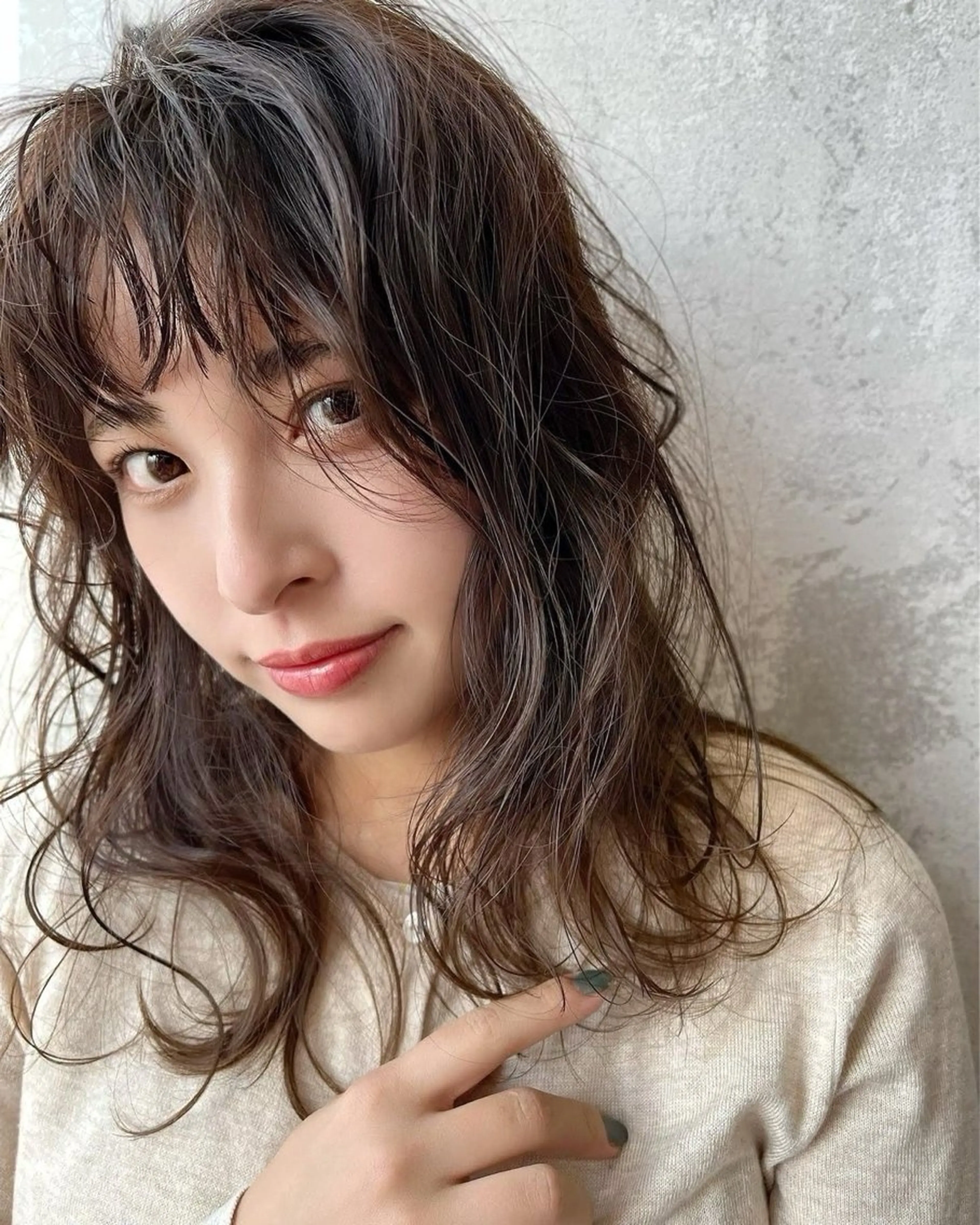 ロング カラー パーマ 髪質改善 柔らか質感/髪質改善 ⚡️Ren⚡のヘアスタイル