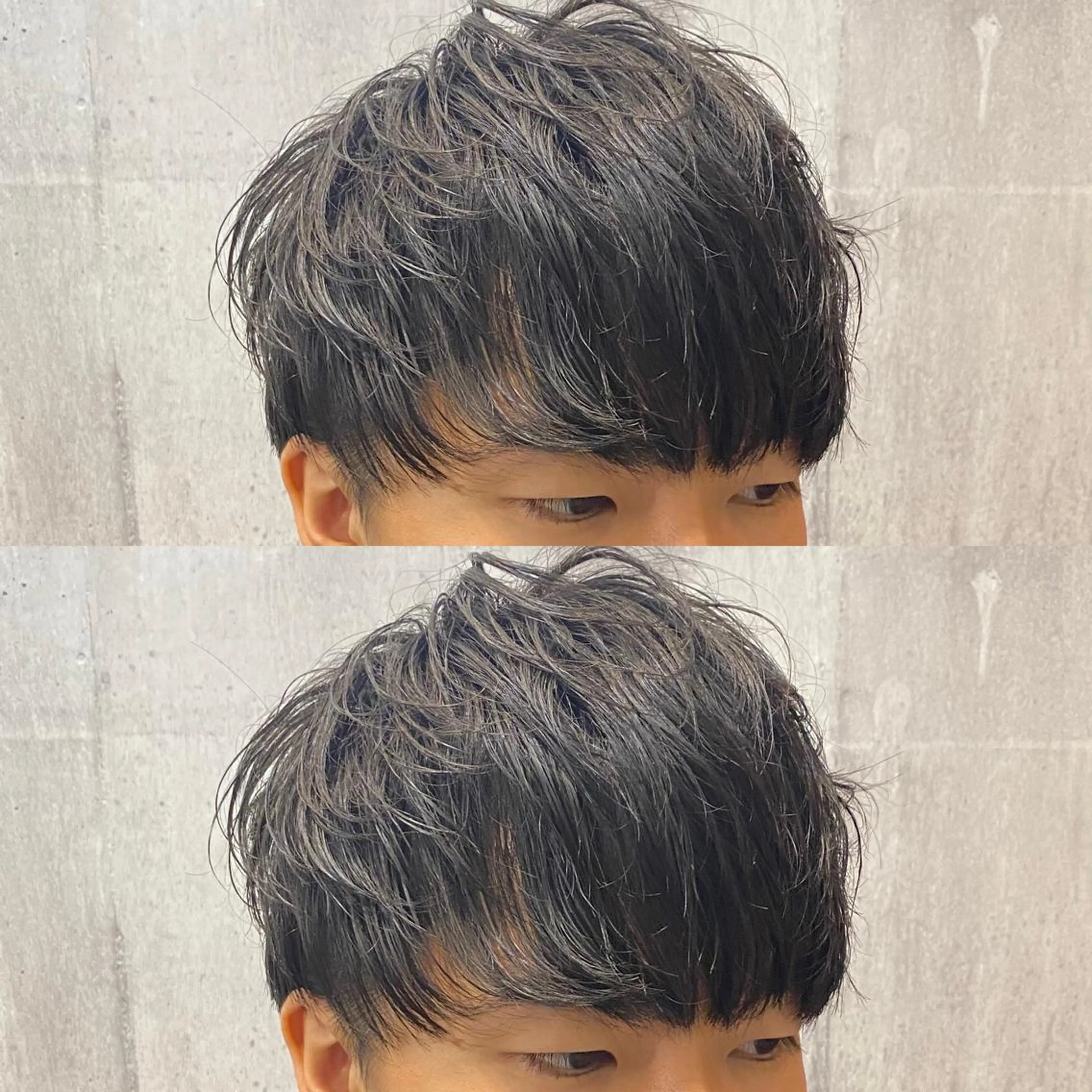 ミディアム メンズ 高橋 宏輔のヘアスタイル