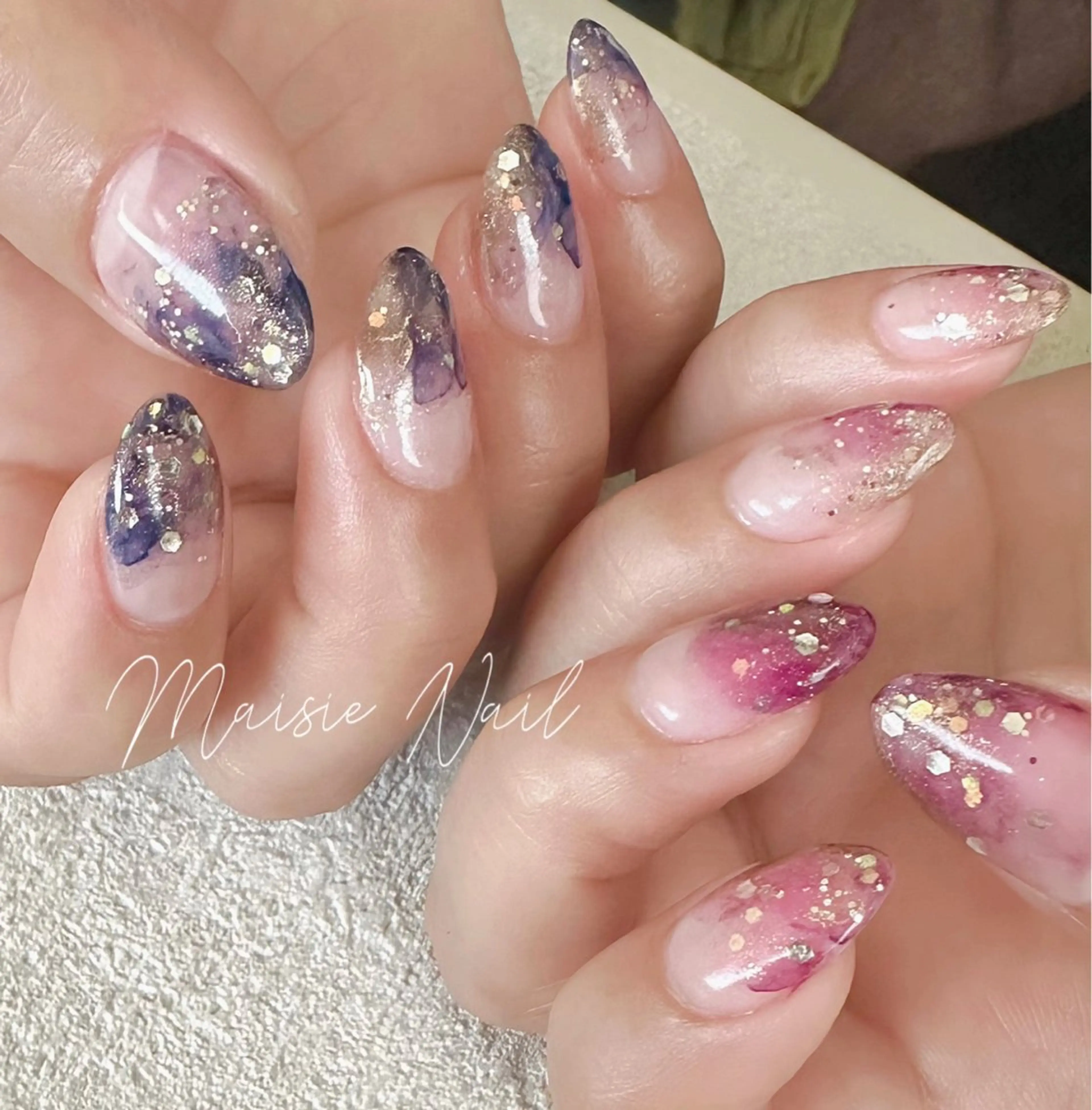 ネイル グラデーション ニュアンスネイル m megumiのエステ・リラクイメージ